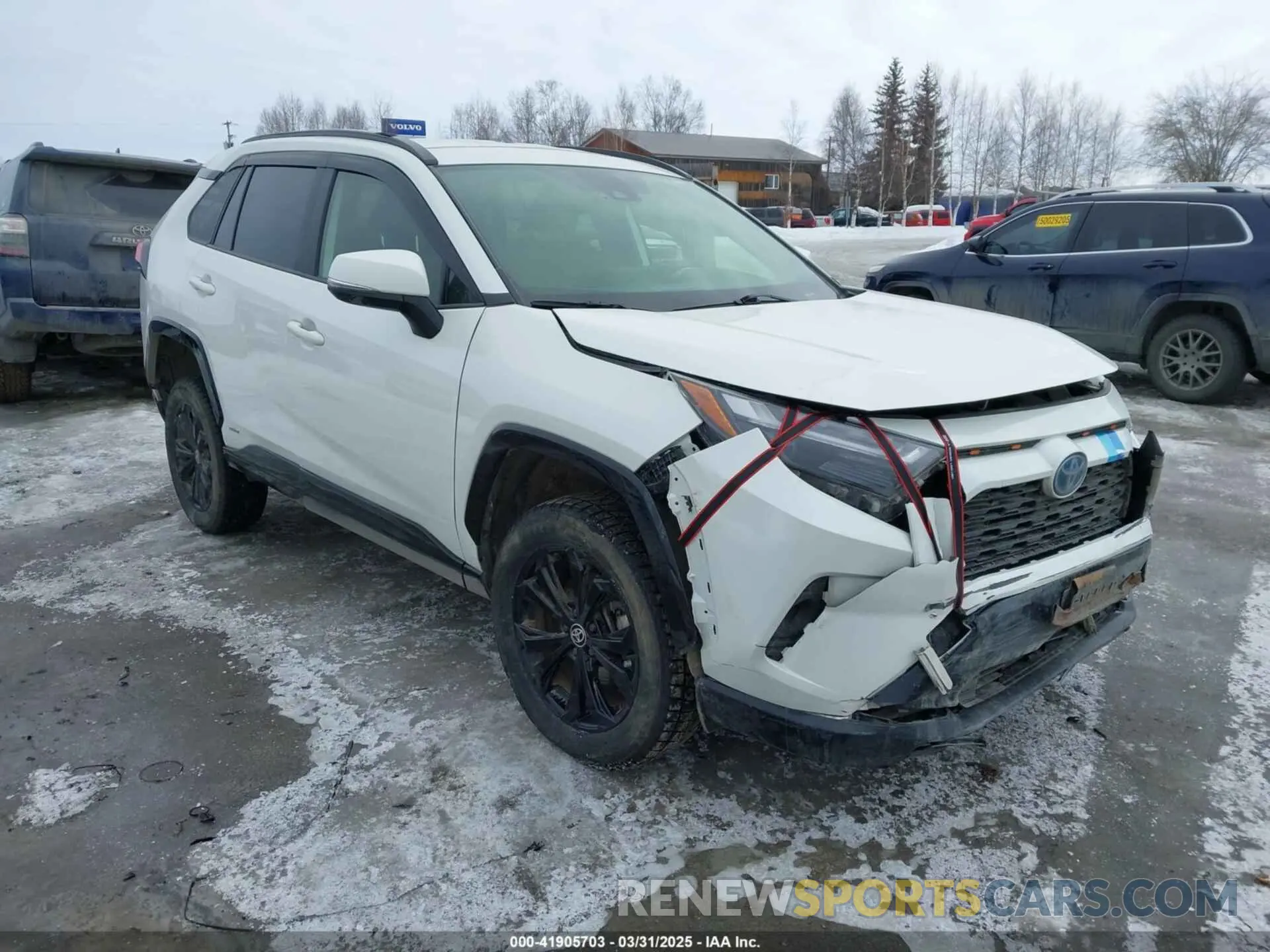 1 Photograph of a damaged car JTM16RFV1ND523702 TOYOTA RAV4 HYBRID 2022