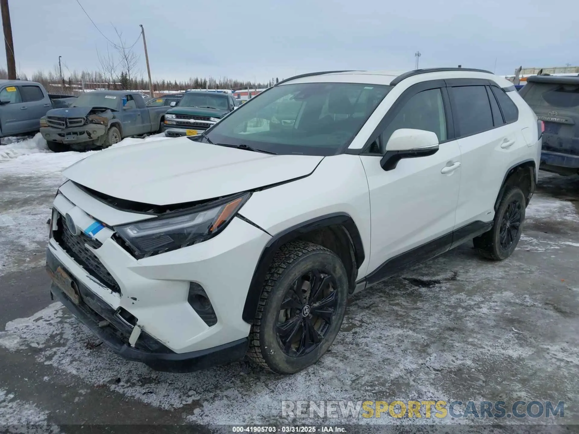 2 Photograph of a damaged car JTM16RFV1ND523702 TOYOTA RAV4 HYBRID 2022