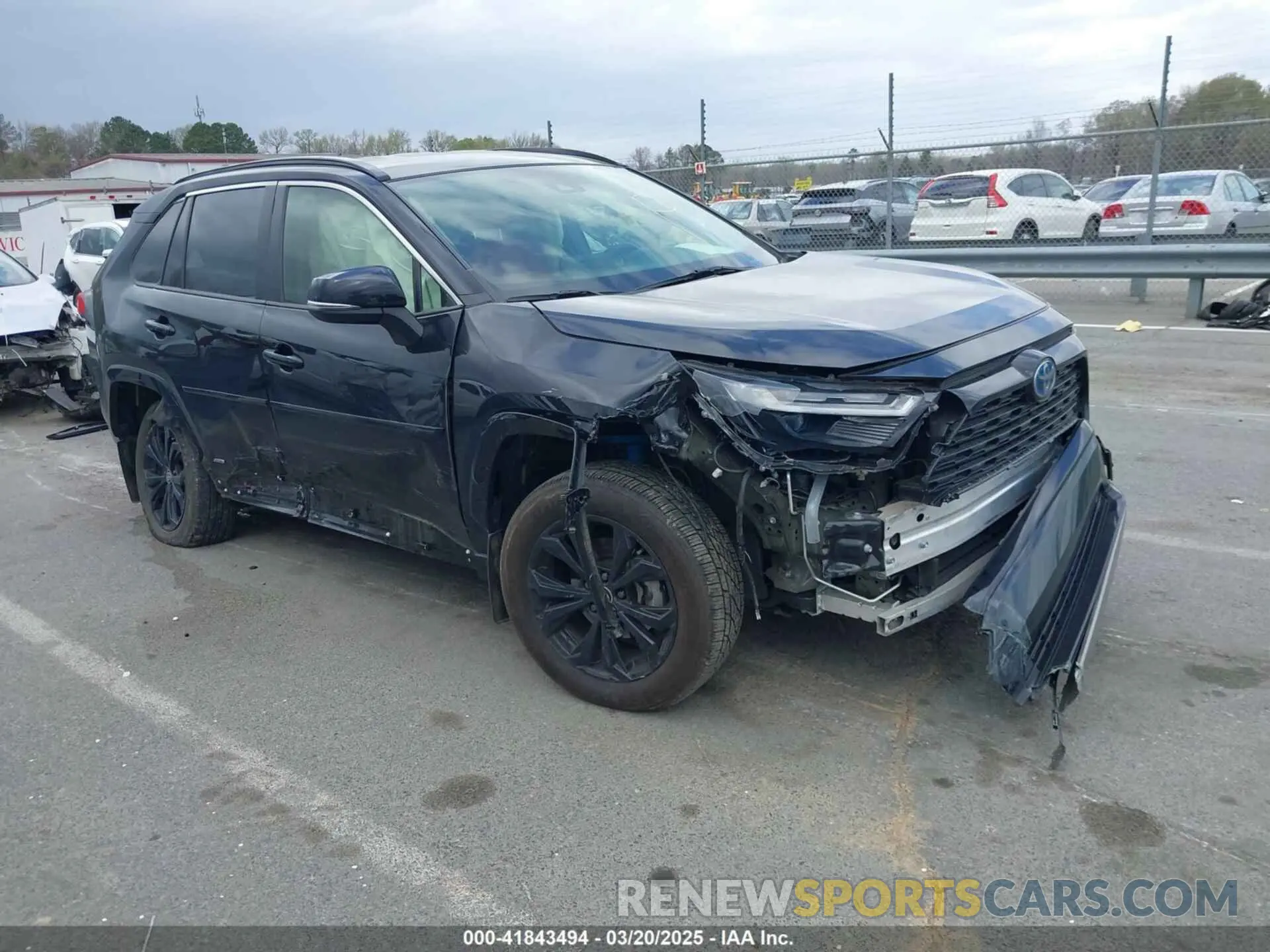 1 Photograph of a damaged car JTM16RFV8ND056777 TOYOTA RAV4 HYBRID 2022
