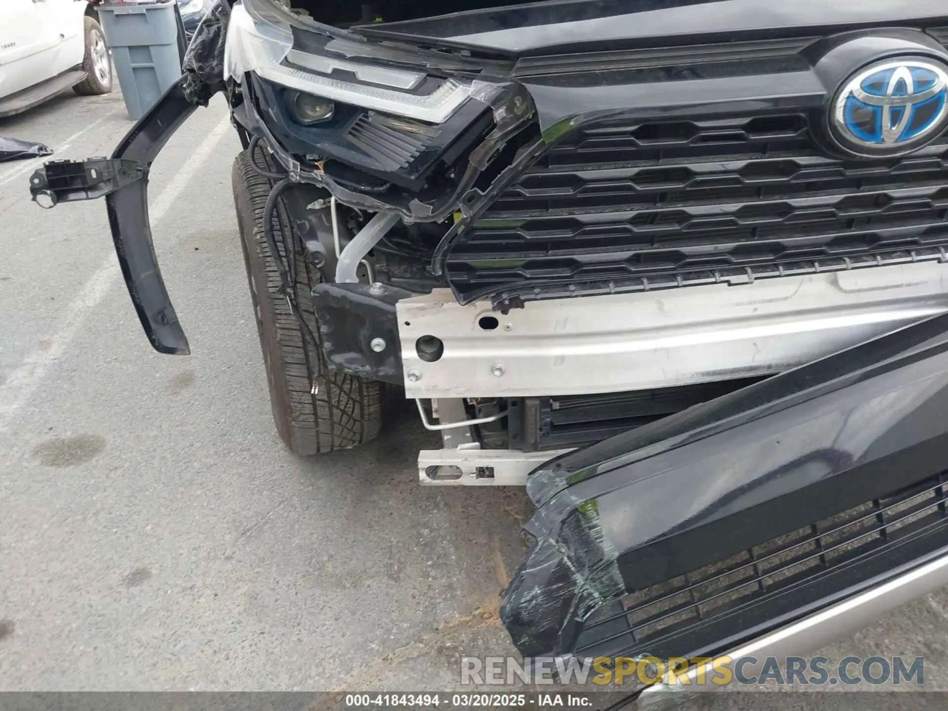 6 Photograph of a damaged car JTM16RFV8ND056777 TOYOTA RAV4 HYBRID 2022