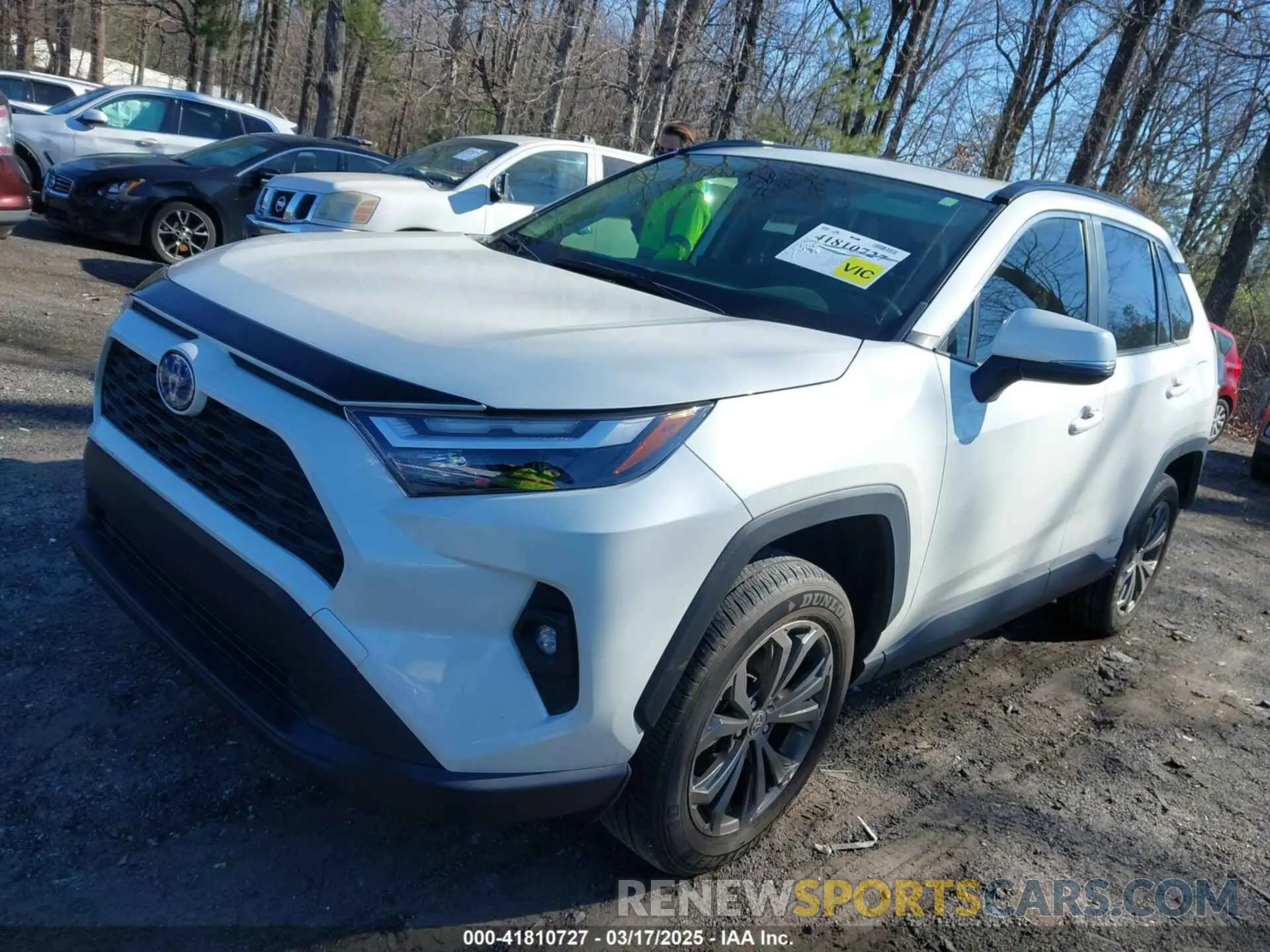 2 Photograph of a damaged car JTMB6RFV0ND077627 TOYOTA RAV4 HYBRID 2022