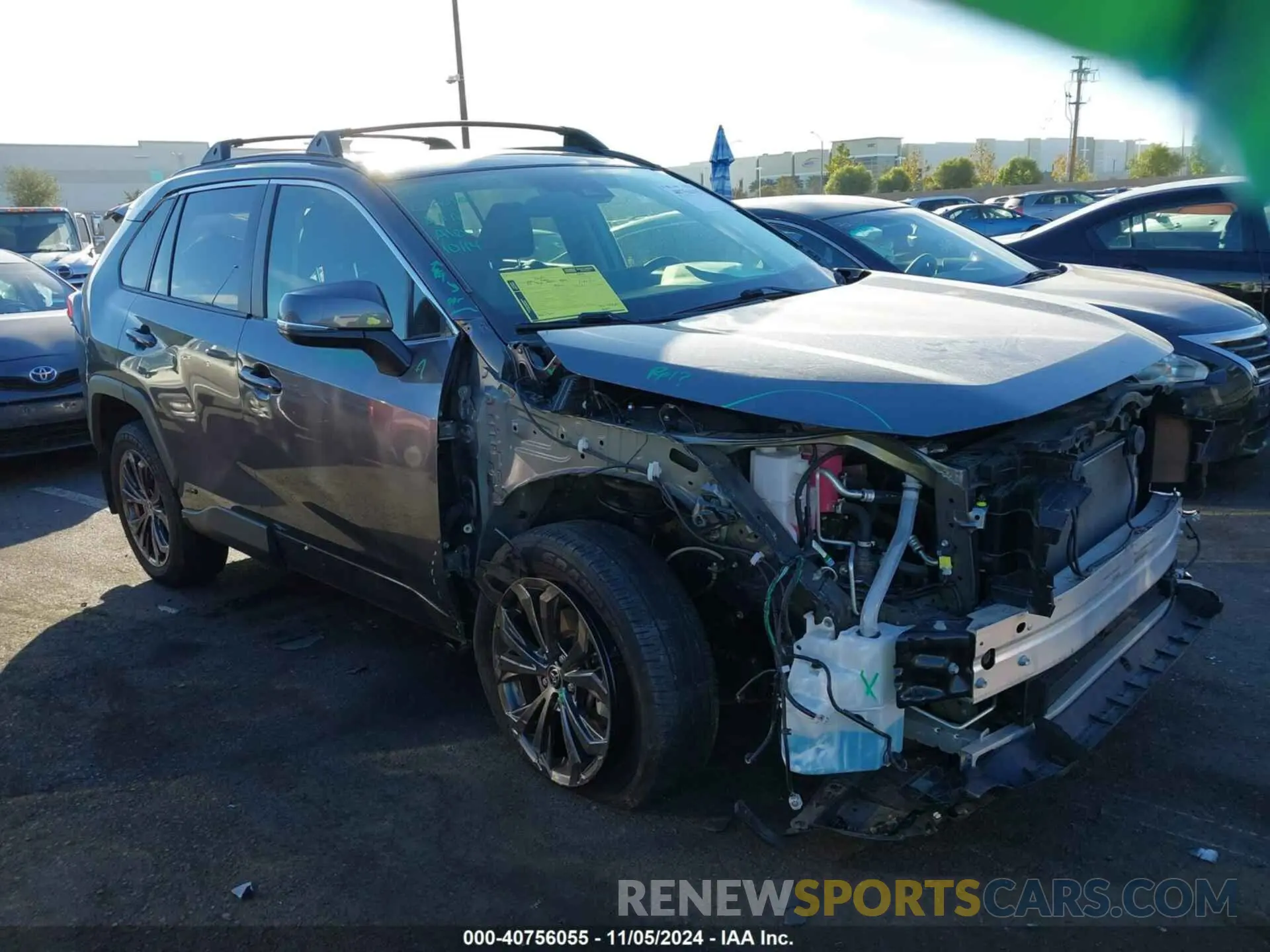 1 Photograph of a damaged car JTMB6RFV1ND073764 TOYOTA RAV4 HYBRID 2022