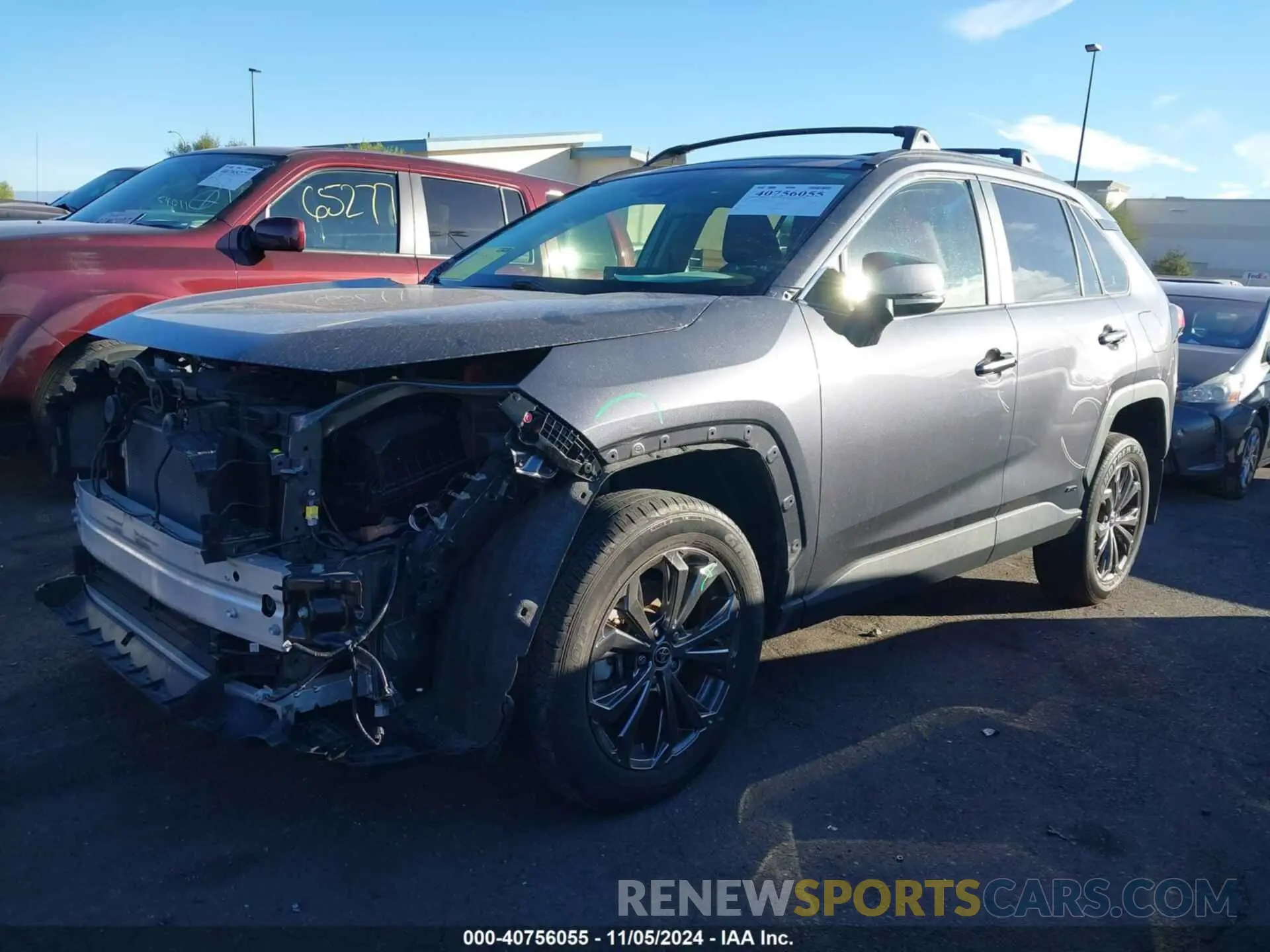 2 Photograph of a damaged car JTMB6RFV1ND073764 TOYOTA RAV4 HYBRID 2022