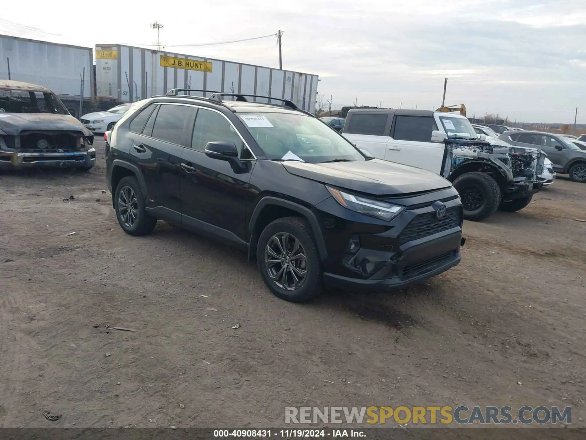 1 Photograph of a damaged car JTMB6RFV3ND050728 TOYOTA RAV4 HYBRID 2022