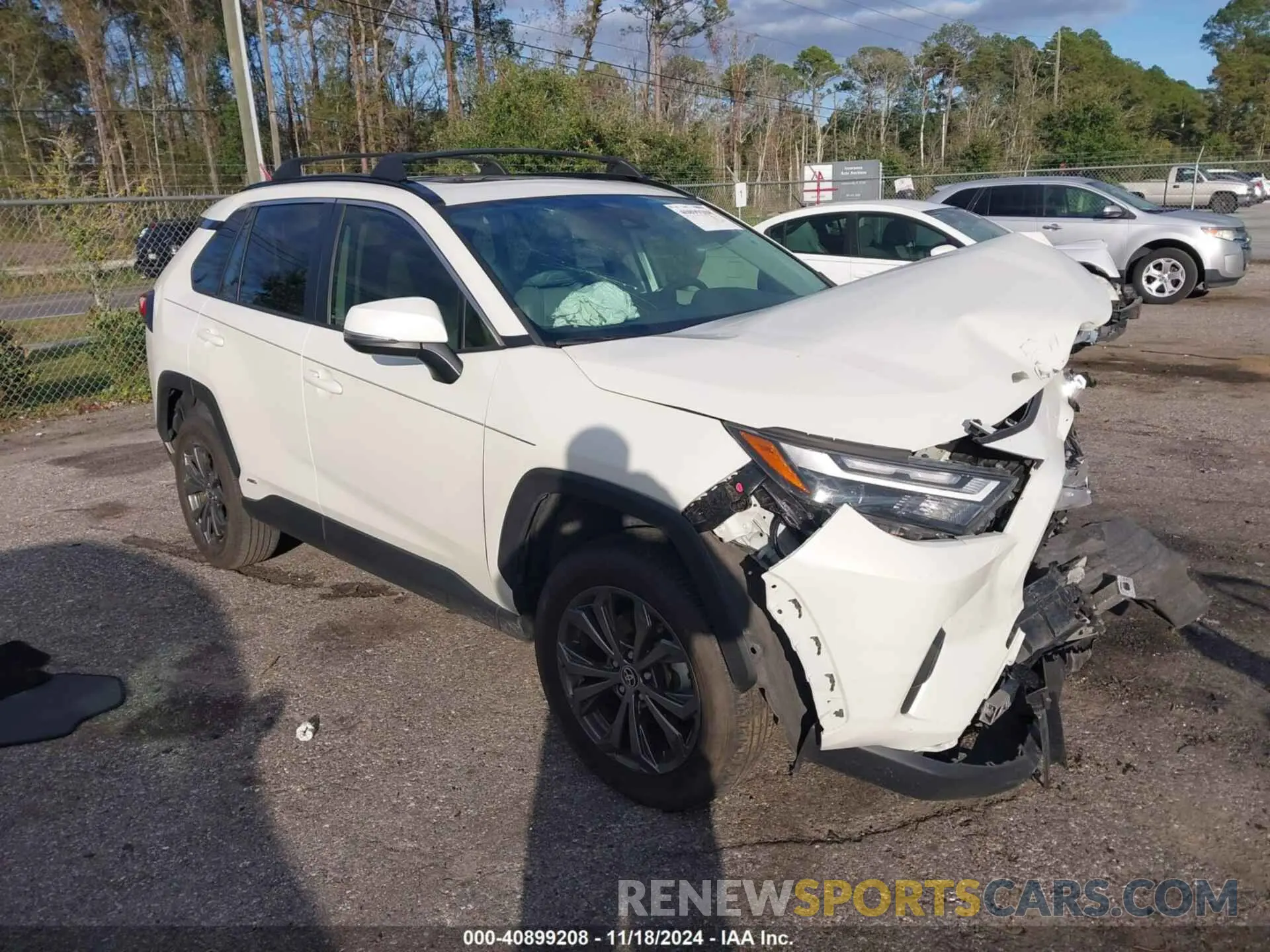 1 Photograph of a damaged car JTMB6RFV7ND533283 TOYOTA RAV4 HYBRID 2022