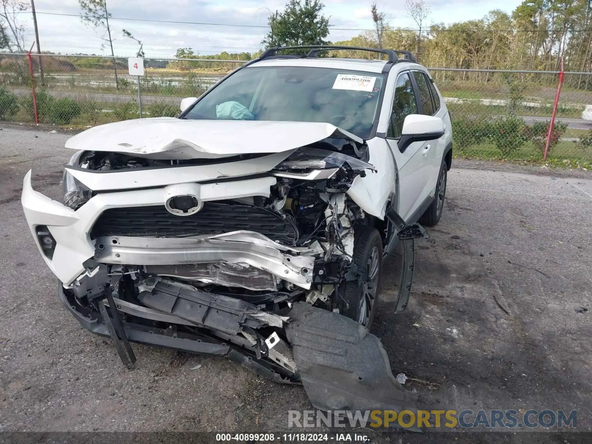 6 Photograph of a damaged car JTMB6RFV7ND533283 TOYOTA RAV4 HYBRID 2022