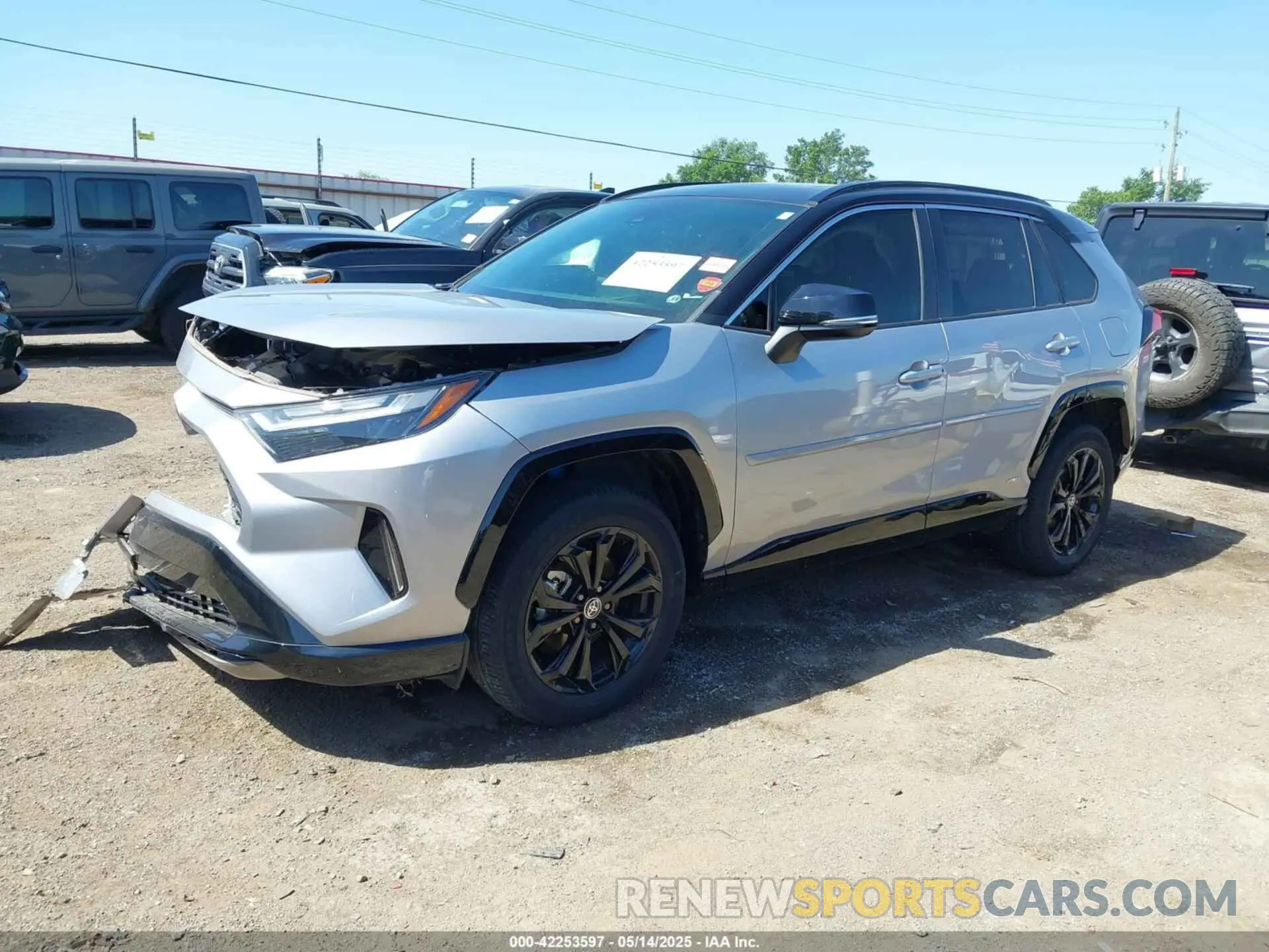 2 Photograph of a damaged car JTME6RFV1ND520168 TOYOTA RAV4 HYBRID 2022