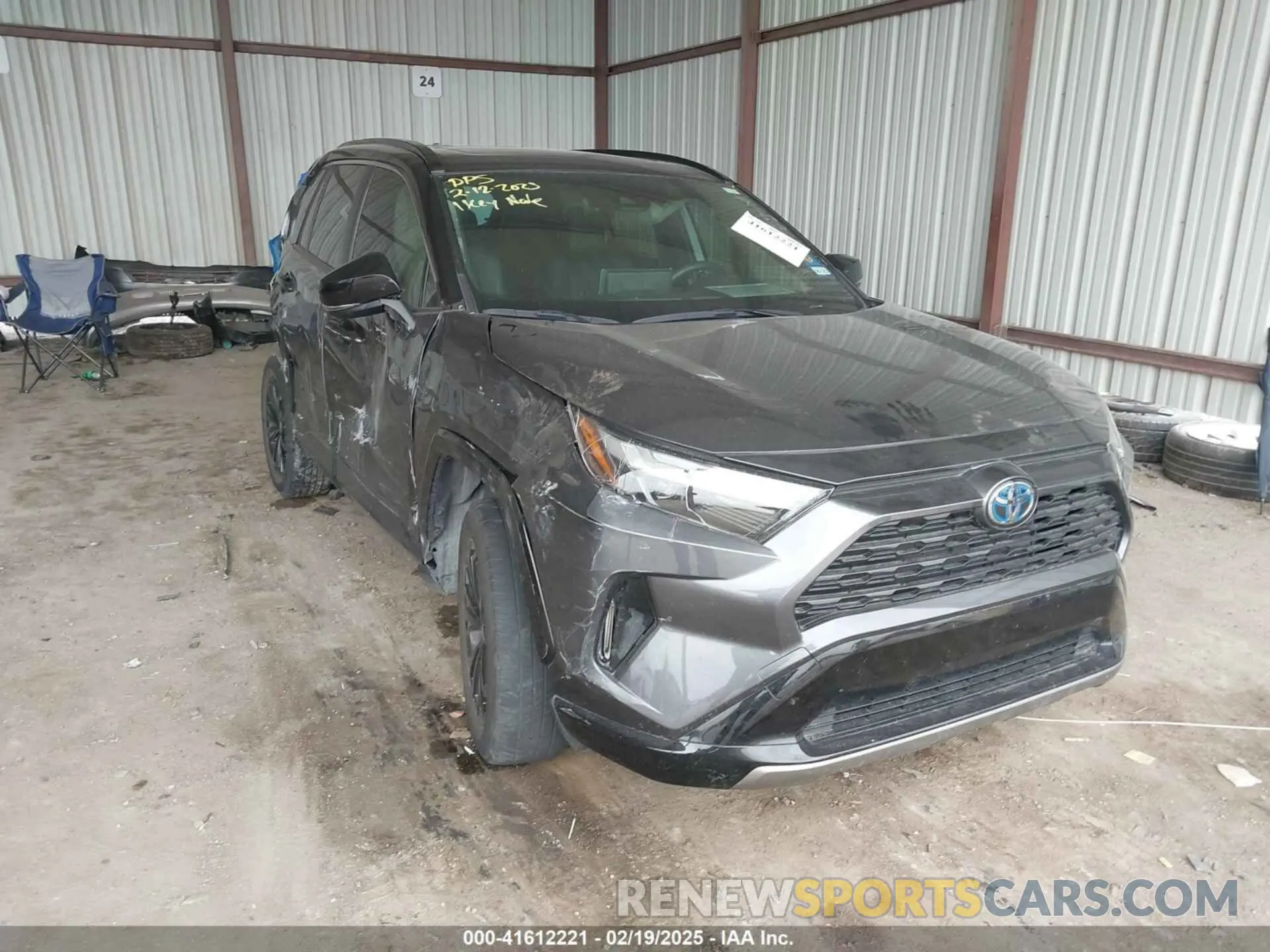 1 Photograph of a damaged car JTME6RFV1ND526648 TOYOTA RAV4 HYBRID 2022