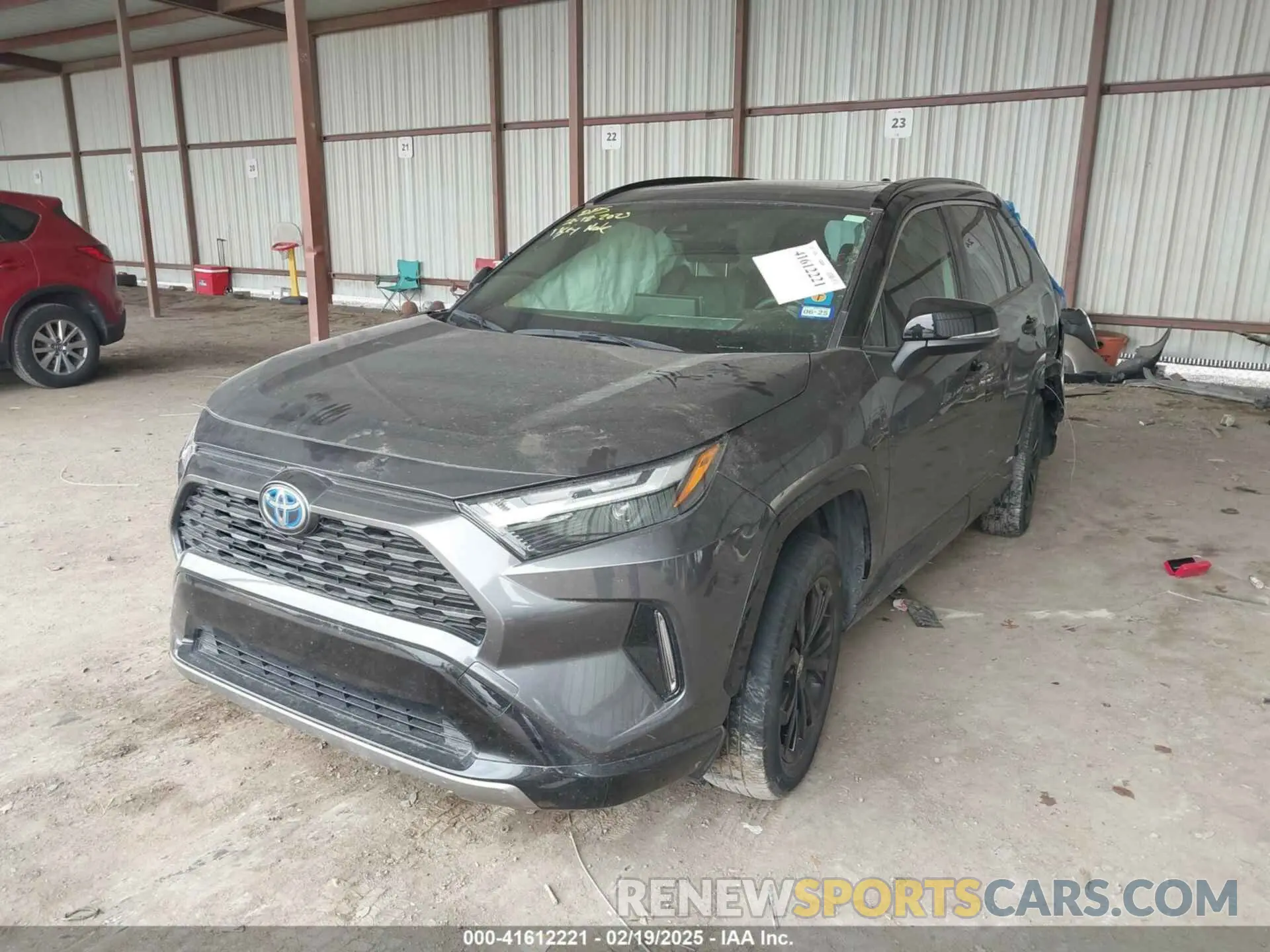 2 Photograph of a damaged car JTME6RFV1ND526648 TOYOTA RAV4 HYBRID 2022