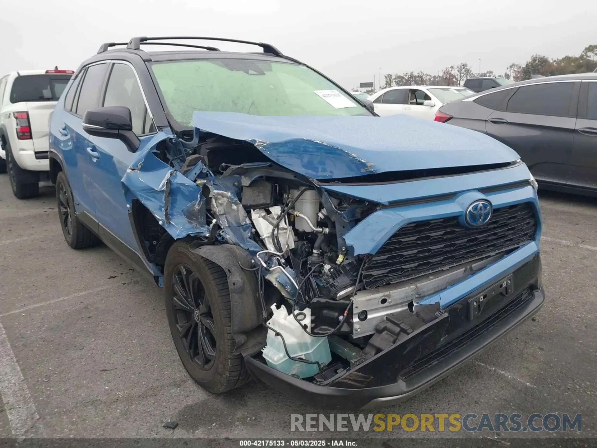 1 Photograph of a damaged car JTME6RFV7ND530526 TOYOTA RAV4 HYBRID 2022