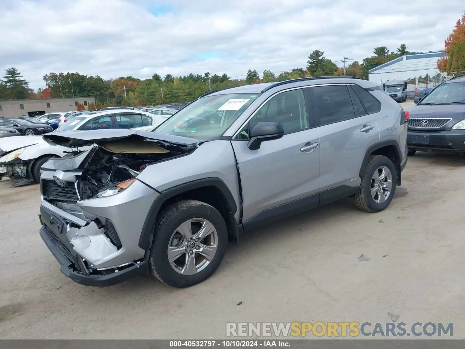 2 Photograph of a damaged car JTMLWRFV2ND149397 TOYOTA RAV4 HYBRID 2022
