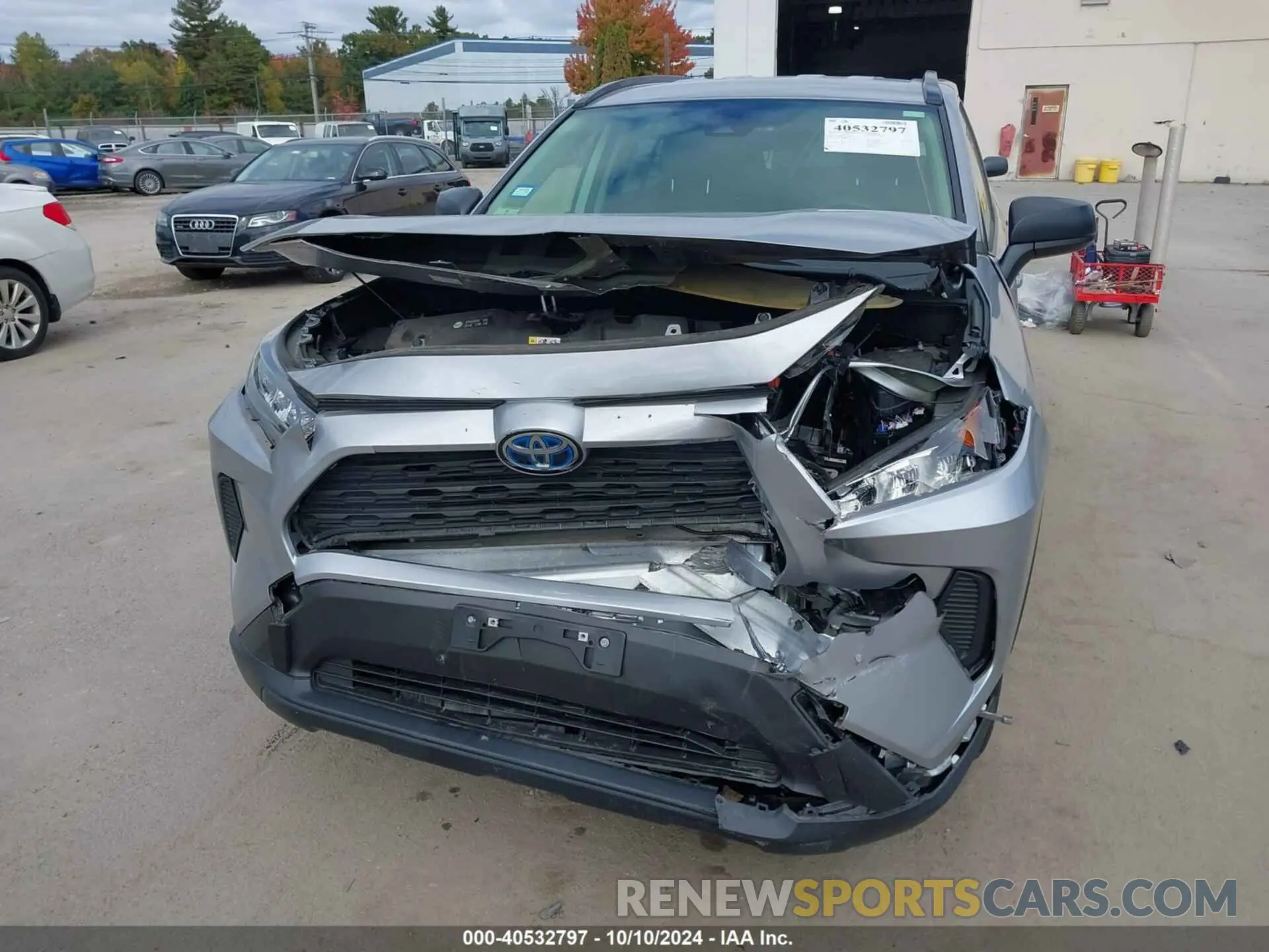 6 Photograph of a damaged car JTMLWRFV2ND149397 TOYOTA RAV4 HYBRID 2022