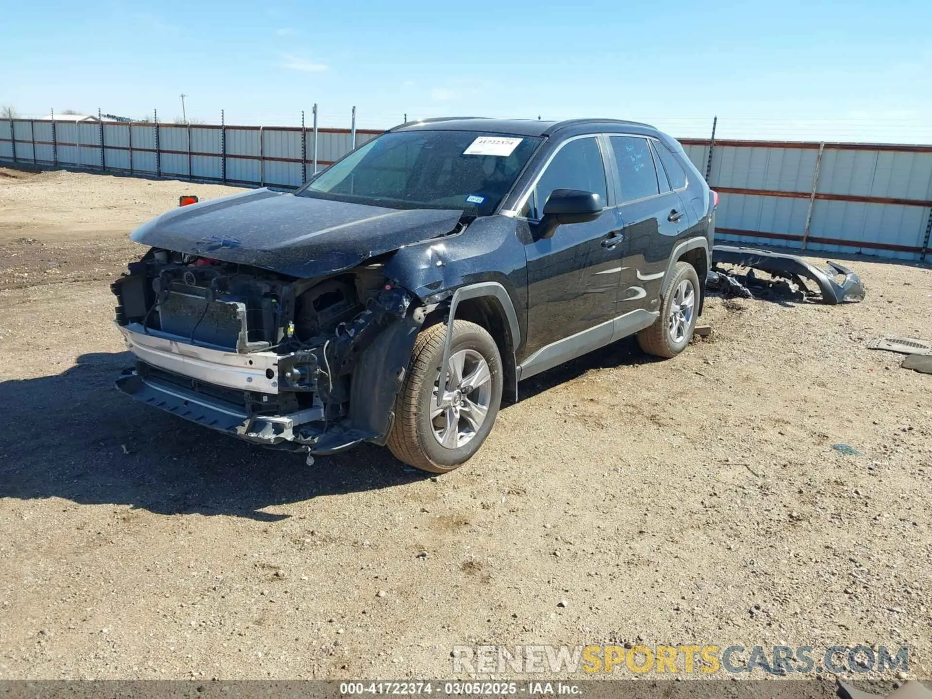 2 Photograph of a damaged car JTMLWRFV5ND144243 TOYOTA RAV4 HYBRID 2022