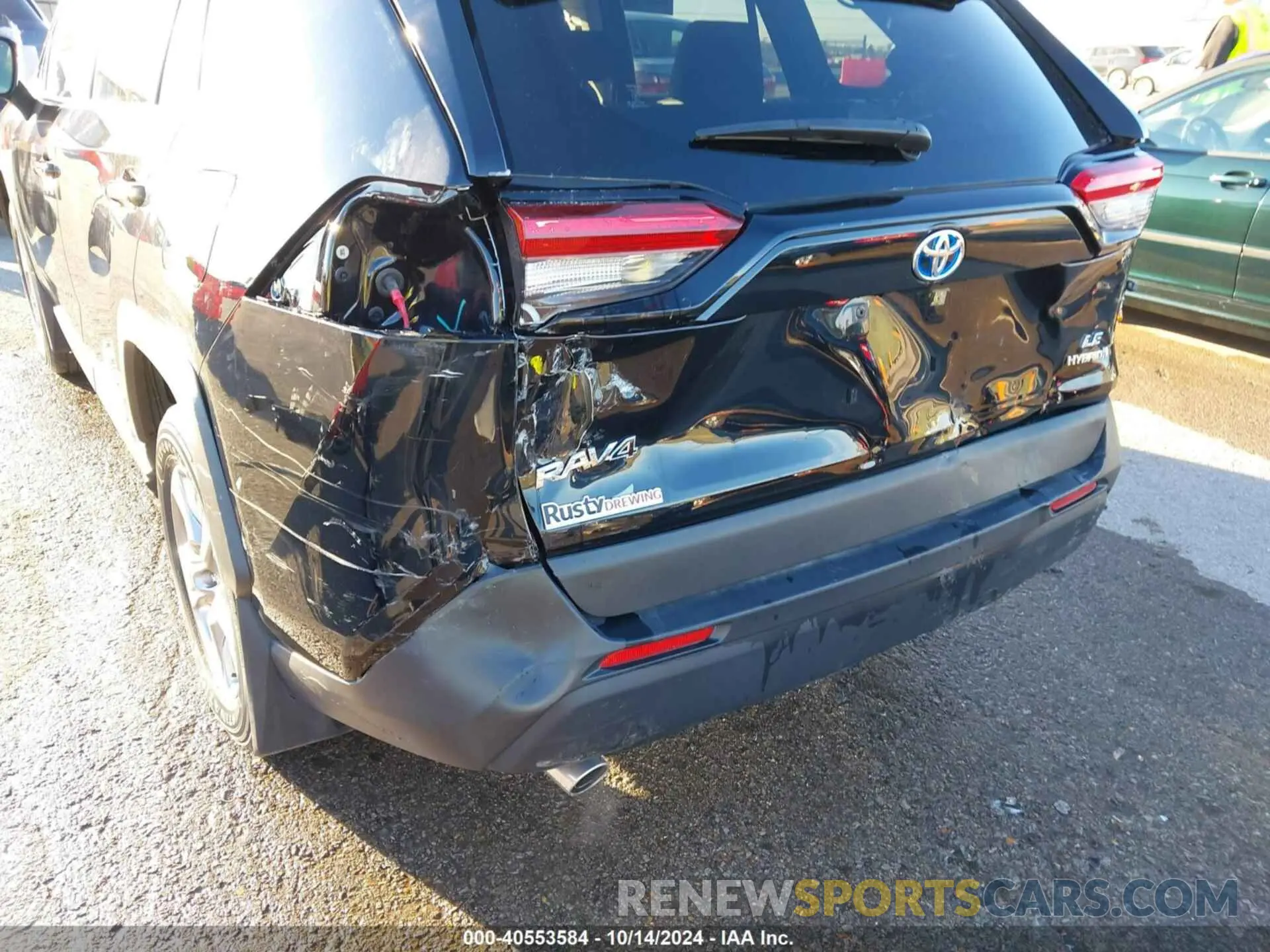 6 Photograph of a damaged car JTMLWRFV8ND147718 TOYOTA RAV4 HYBRID 2022