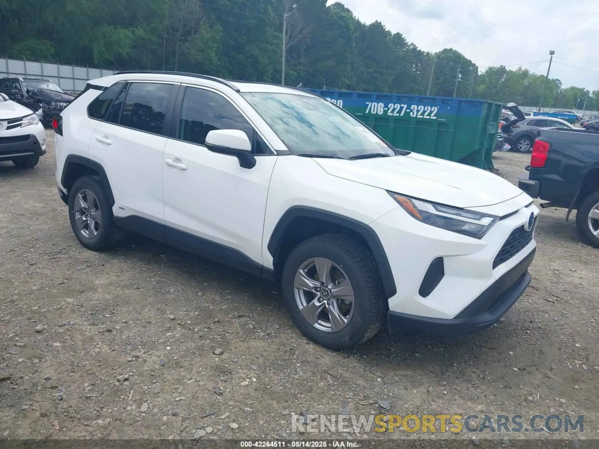 1 Photograph of a damaged car JTMRWRFV4ND566482 TOYOTA RAV4 HYBRID 2022