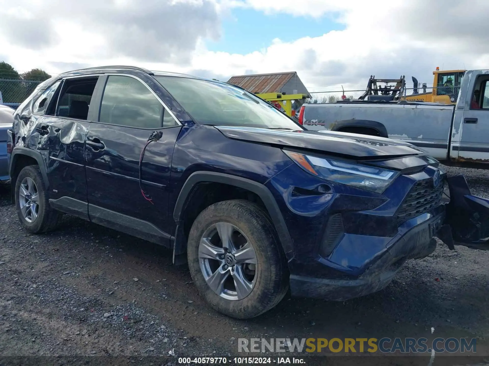 1 Photograph of a damaged car JTMRWRFV4ND568605 TOYOTA RAV4 HYBRID 2022