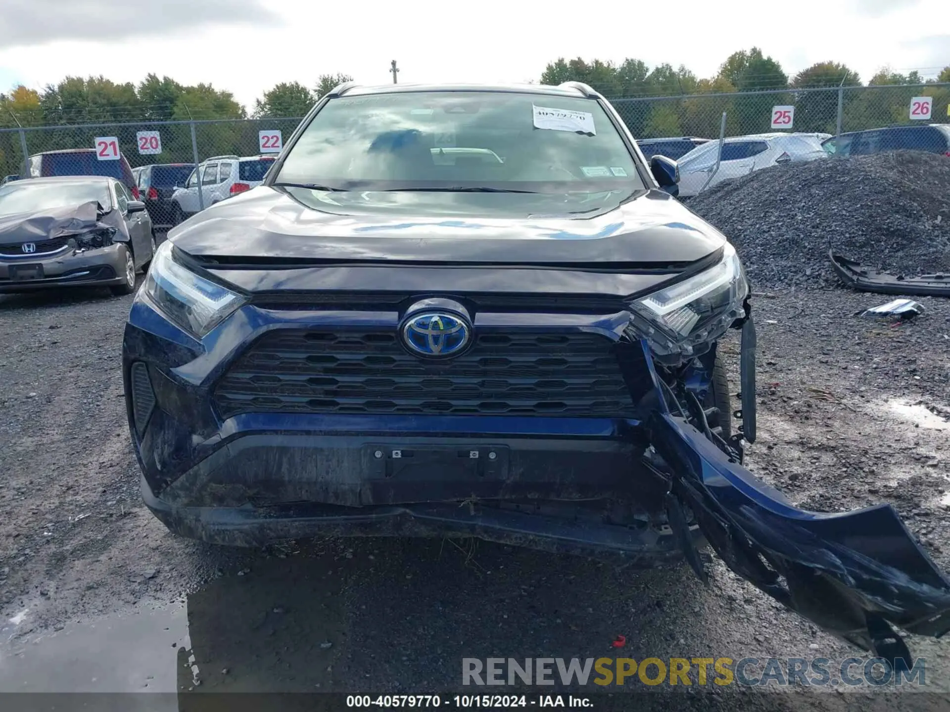 13 Photograph of a damaged car JTMRWRFV4ND568605 TOYOTA RAV4 HYBRID 2022