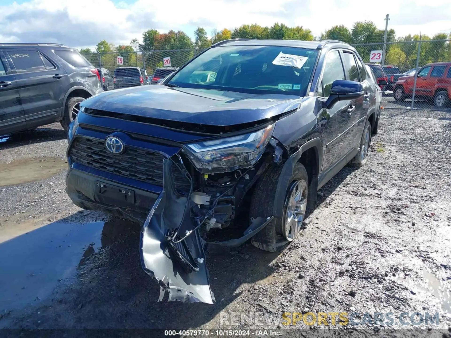 6 Photograph of a damaged car JTMRWRFV4ND568605 TOYOTA RAV4 HYBRID 2022