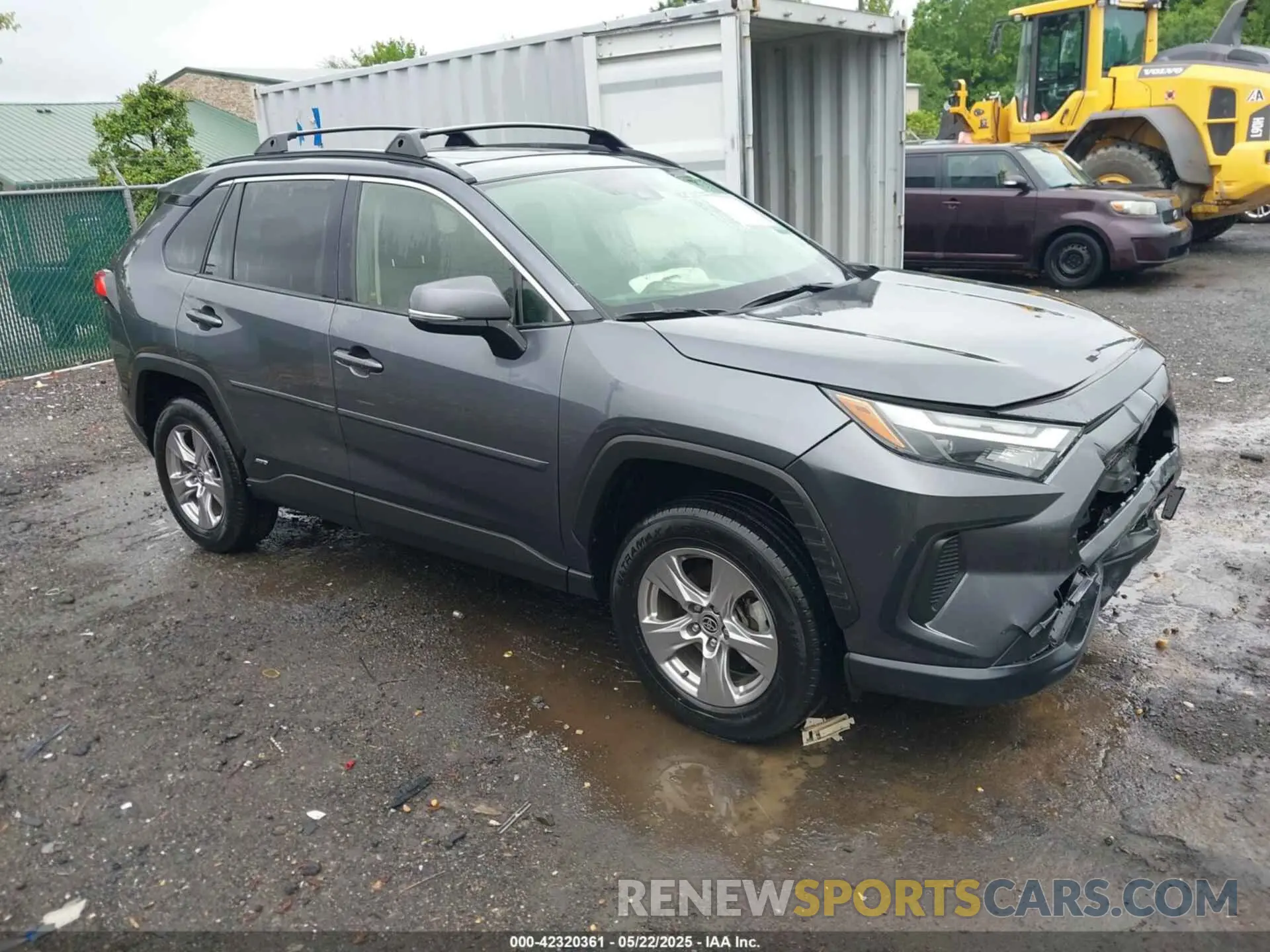 1 Photograph of a damaged car JTMRWRFV6ND568122 TOYOTA RAV4 HYBRID 2022