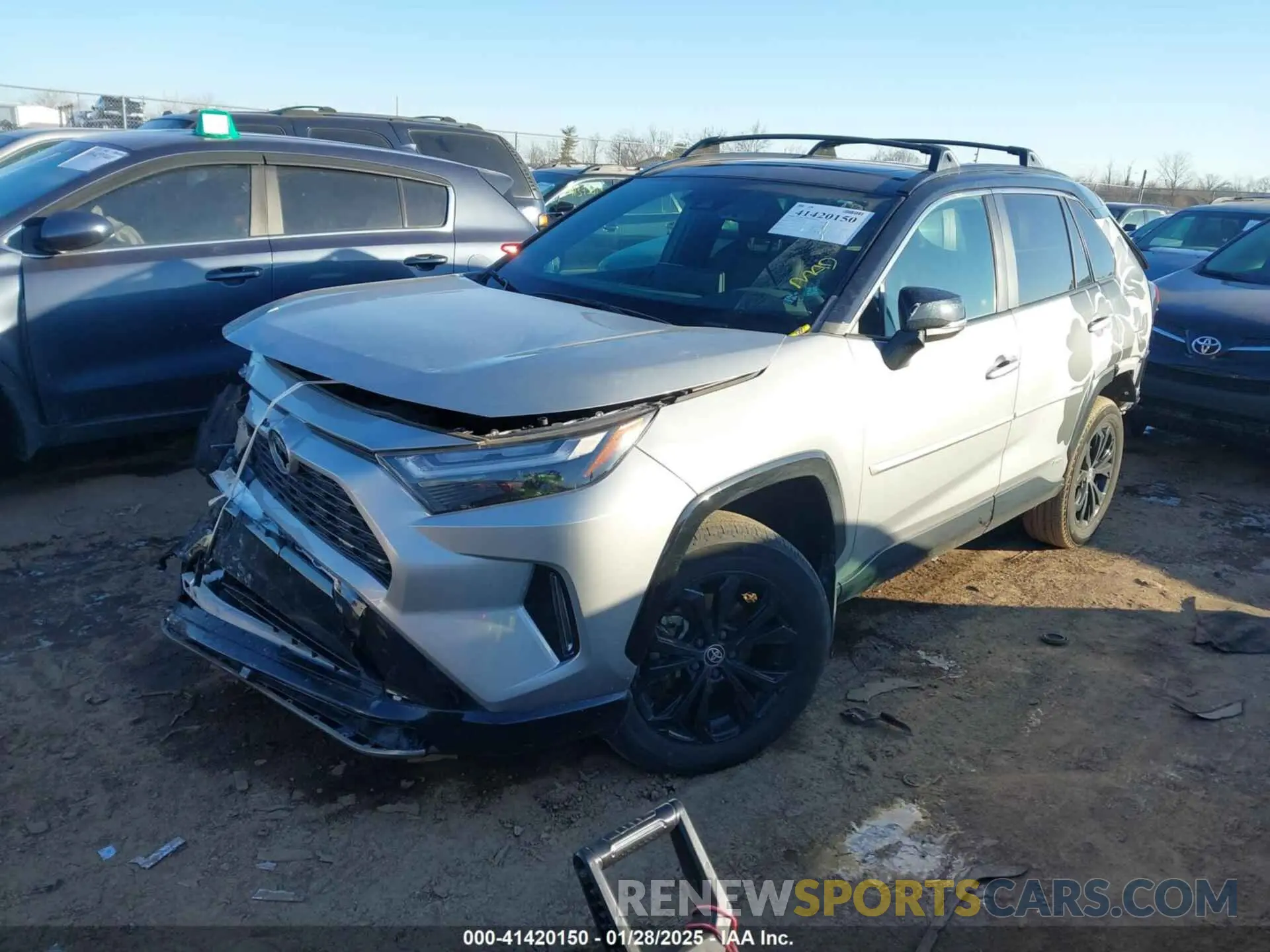 2 Photograph of a damaged car 2T3E6RFV9PW038876 TOYOTA RAV4 HYBRID 2023