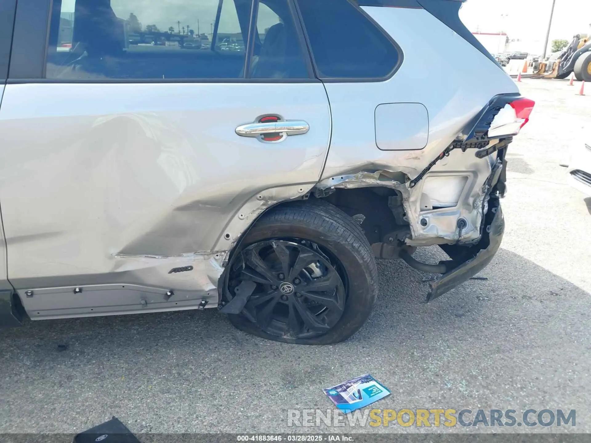 6 Photograph of a damaged car 2T3E6RFVXPW038952 TOYOTA RAV4 HYBRID 2023