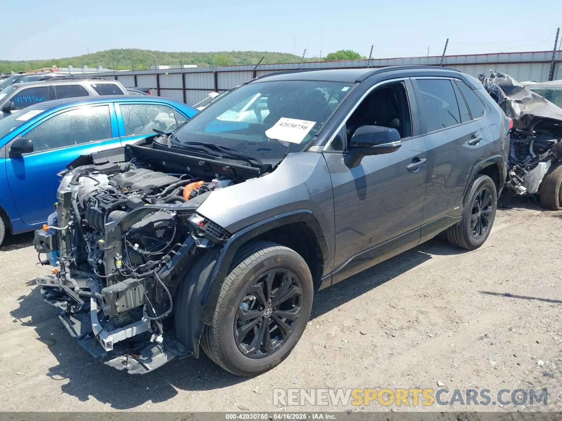 2 Photograph of a damaged car 2T3E6RFVXPW042709 TOYOTA RAV4 HYBRID 2023