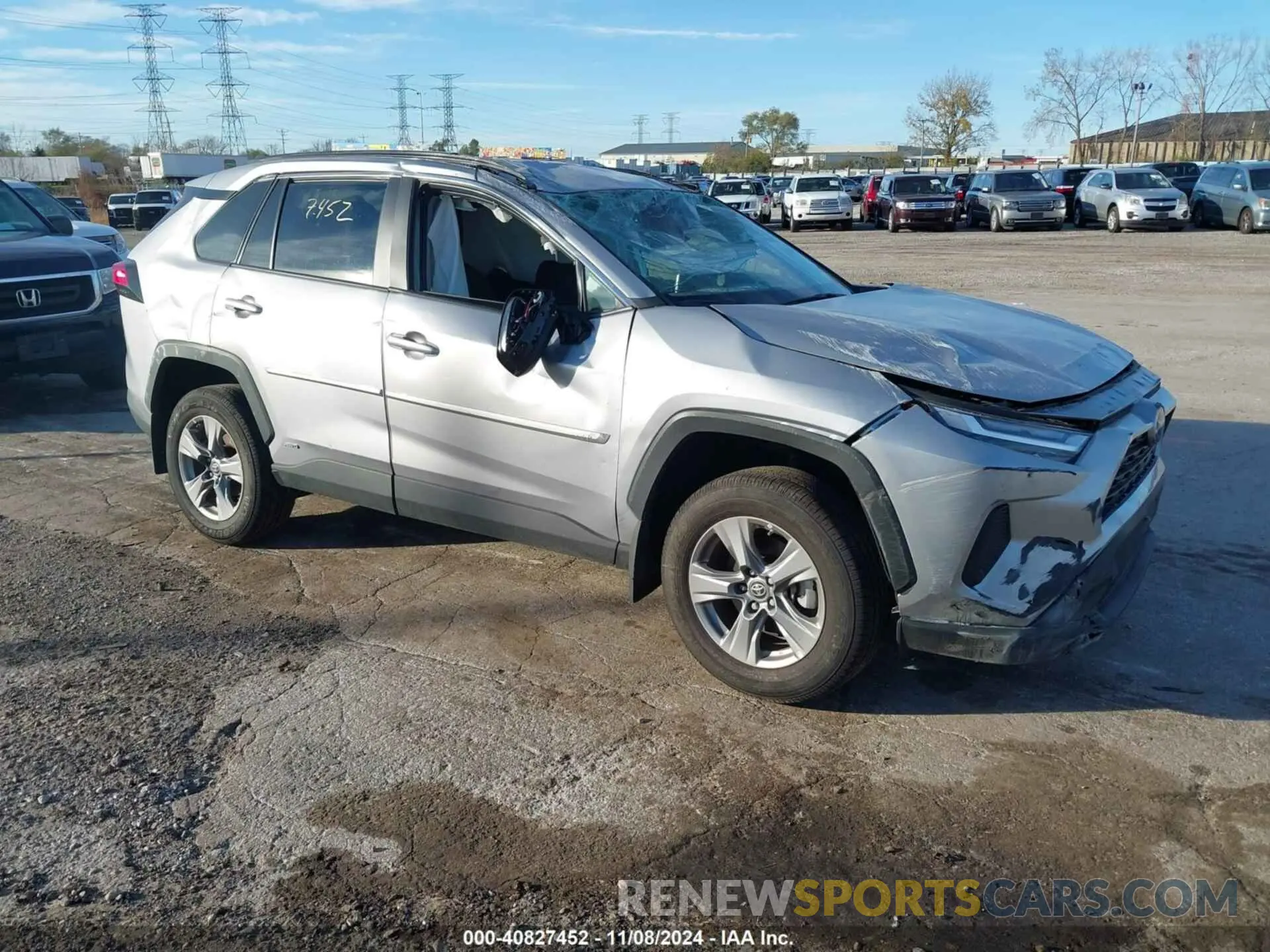 1 Photograph of a damaged car 4T3LWRFV2PU108712 TOYOTA RAV4 HYBRID 2023