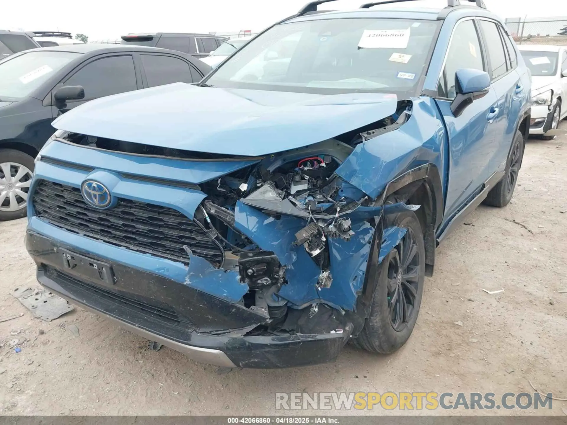6 Photograph of a damaged car 4T3T6RFV6PU130213 TOYOTA RAV4 HYBRID 2023