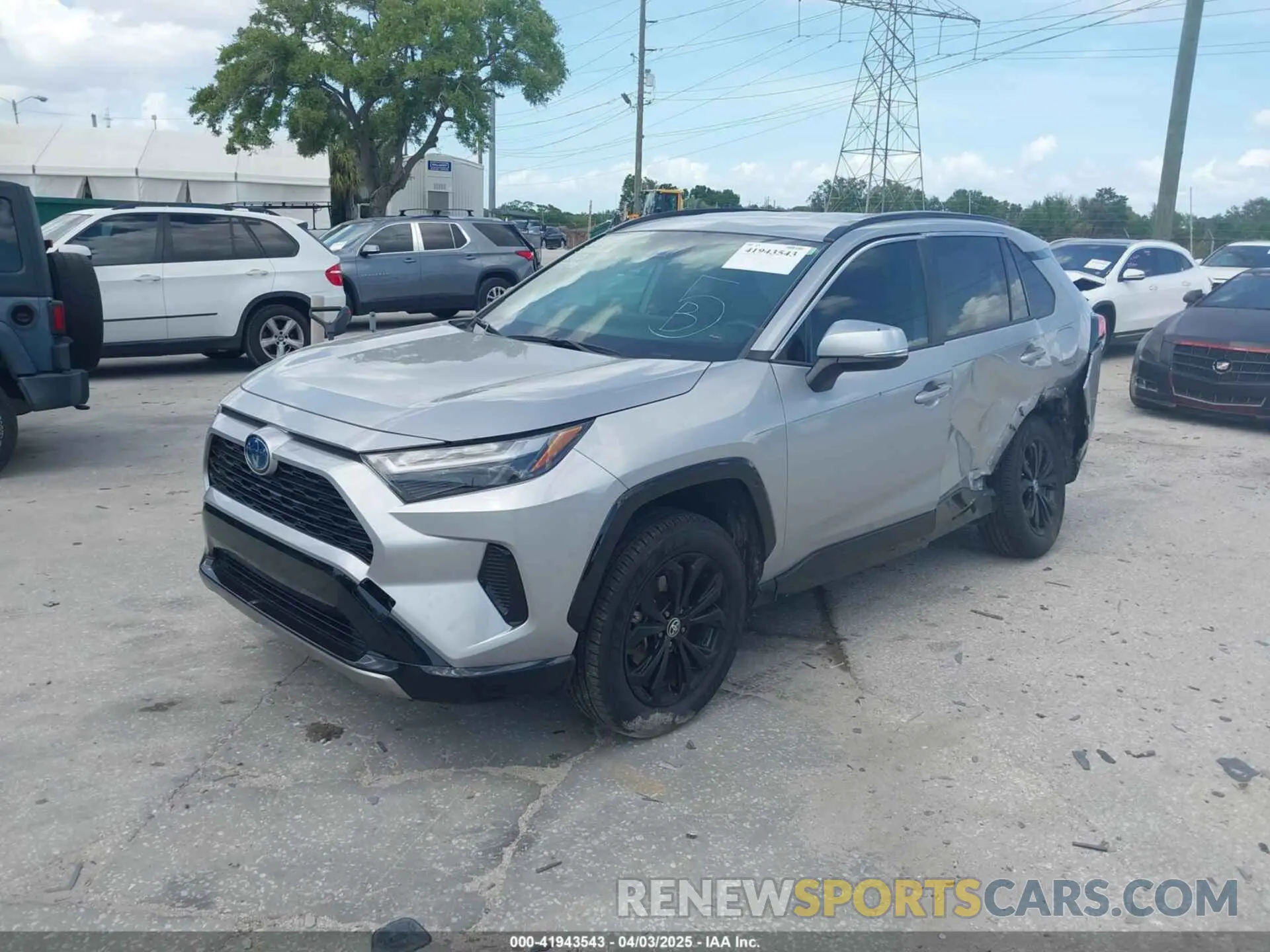 2 Photograph of a damaged car JTM16RFV5PJ034496 TOYOTA RAV4 HYBRID 2023
