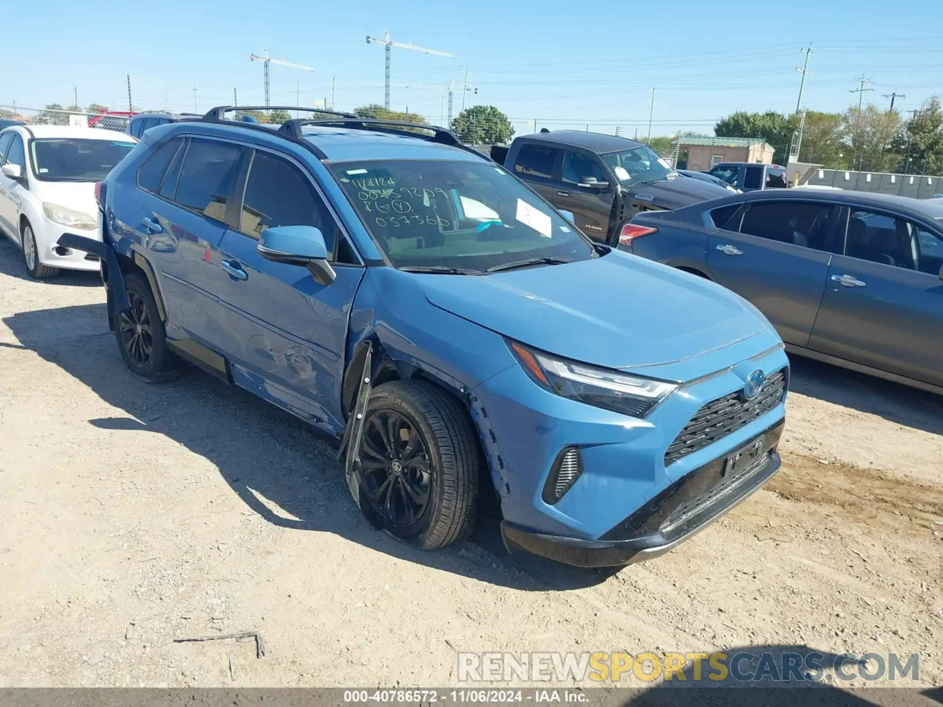 1 Photograph of a damaged car JTM16RFV7PJ037366 TOYOTA RAV4 HYBRID 2023