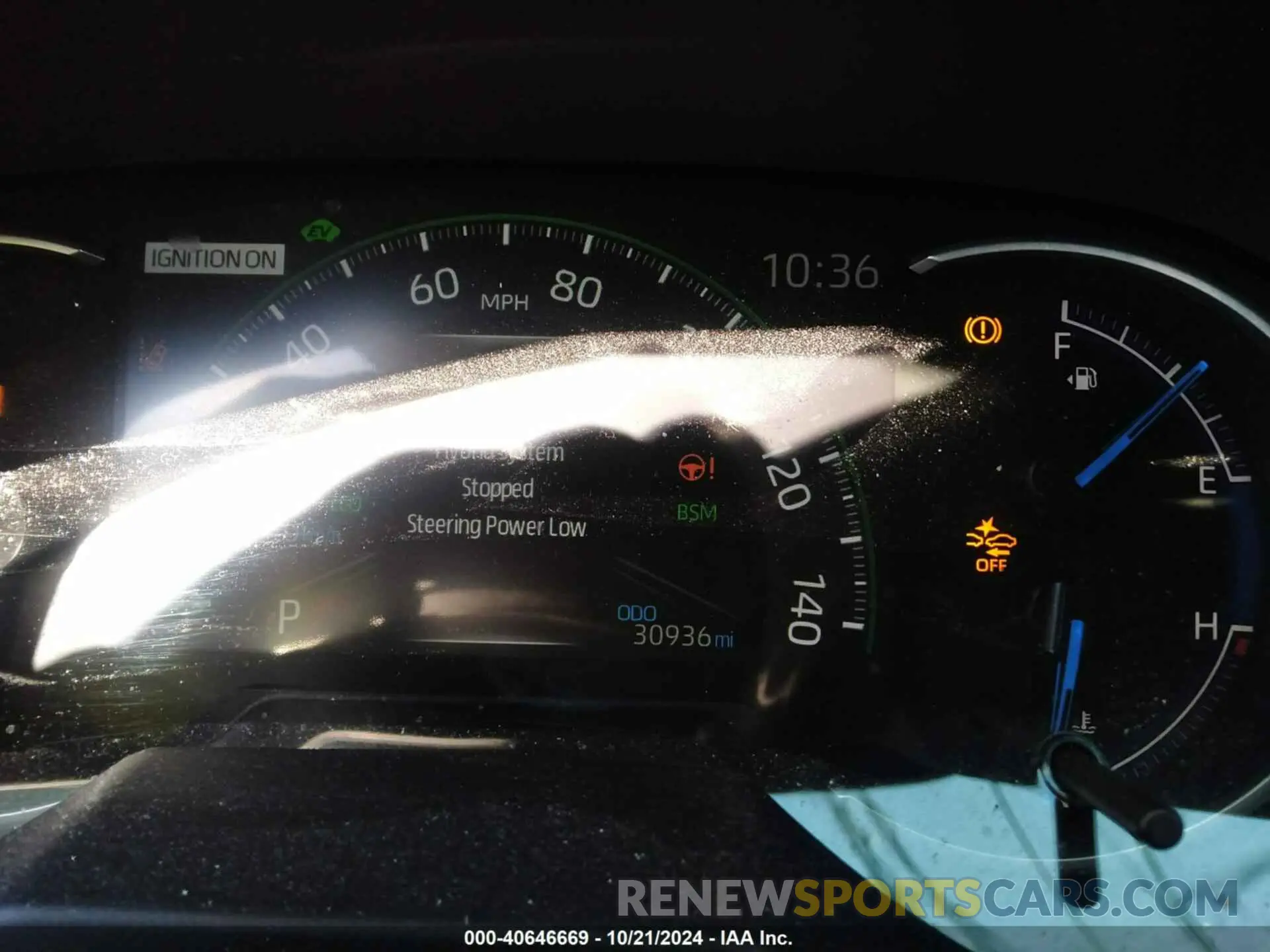 7 Photograph of a damaged car JTMB6RFV0PD113996 TOYOTA RAV4 HYBRID 2023
