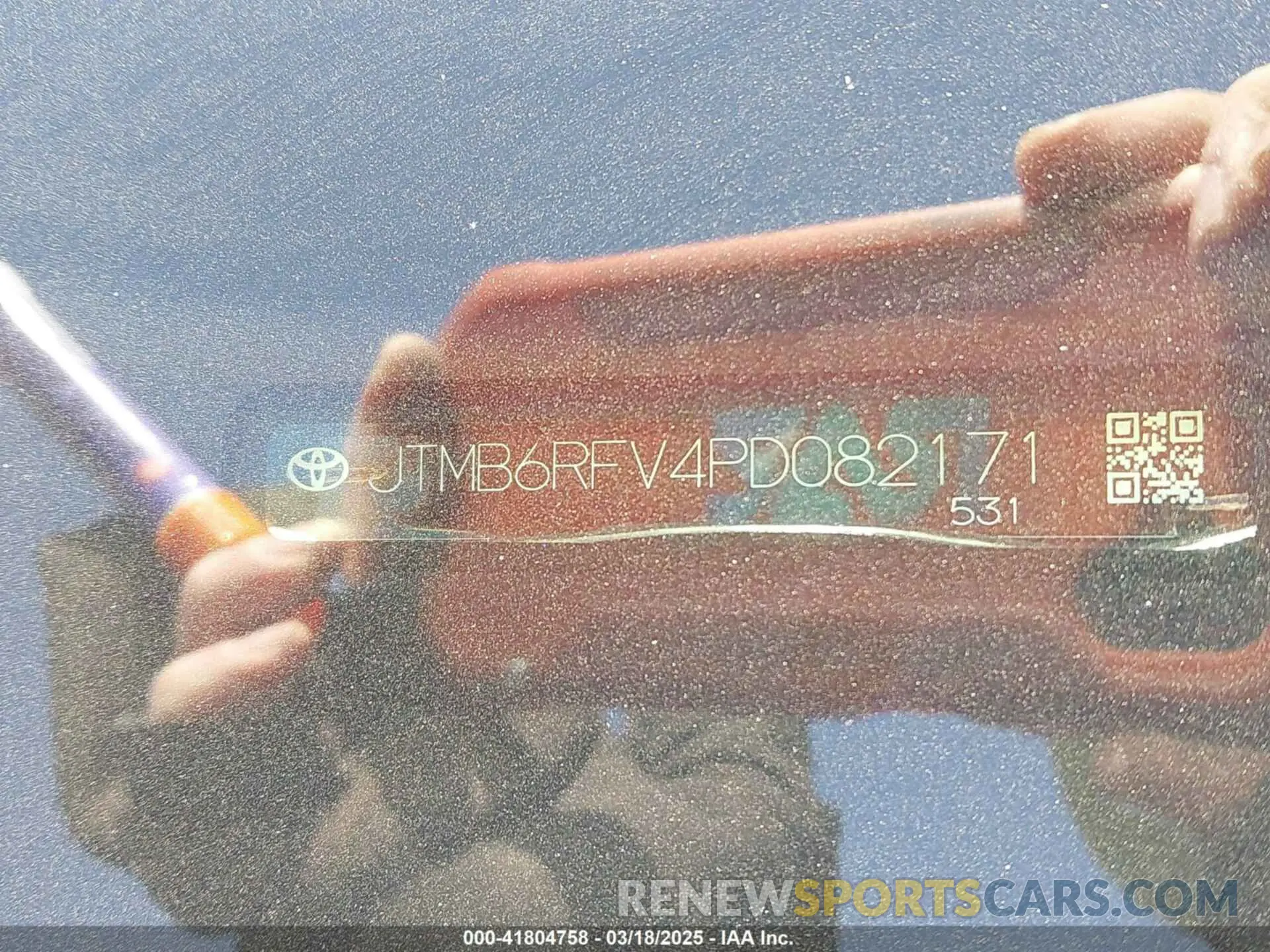 9 Photograph of a damaged car JTMB6RFV4PD082171 TOYOTA RAV4 HYBRID 2023