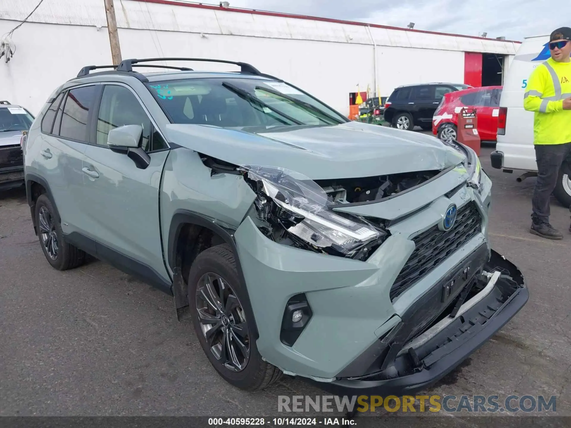 1 Photograph of a damaged car JTMB6RFV8PD111333 TOYOTA RAV4 HYBRID 2023