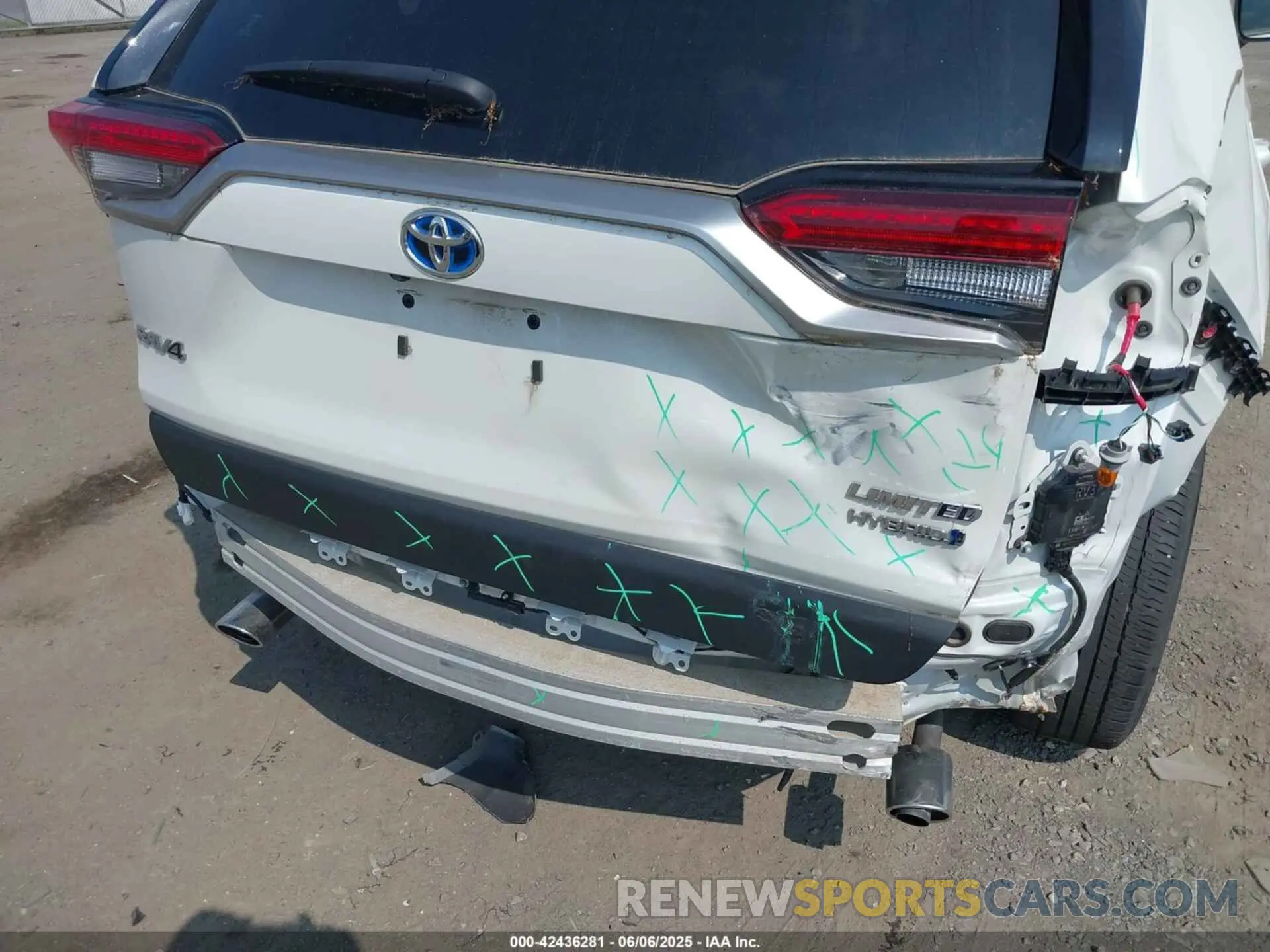 6 Photograph of a damaged car JTMD6RFV2PD547202 TOYOTA RAV4 HYBRID 2023