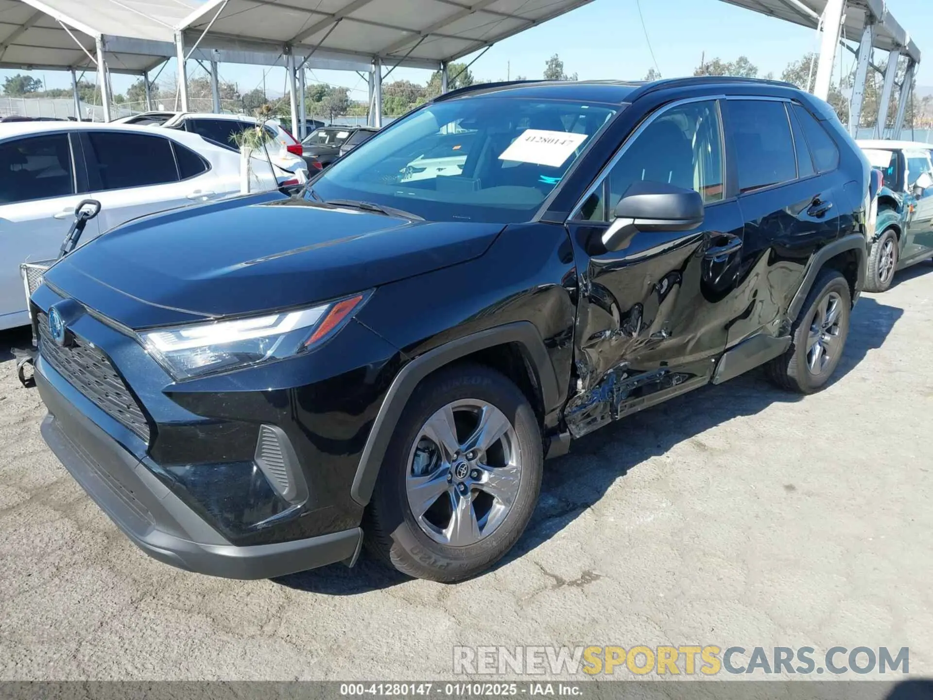 2 Photograph of a damaged car JTMLWRFV3PD199244 TOYOTA RAV4 HYBRID 2023