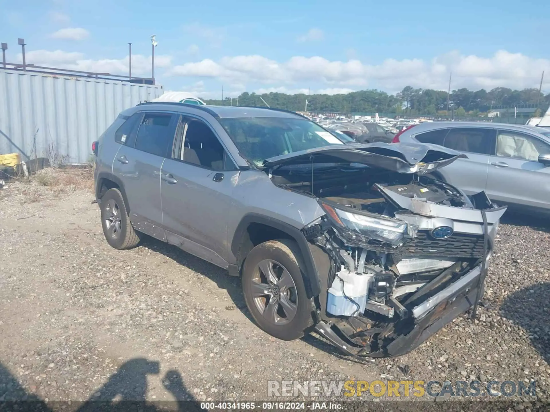 1 Photograph of a damaged car JTMLWRFV9PD573257 TOYOTA RAV4 HYBRID 2023