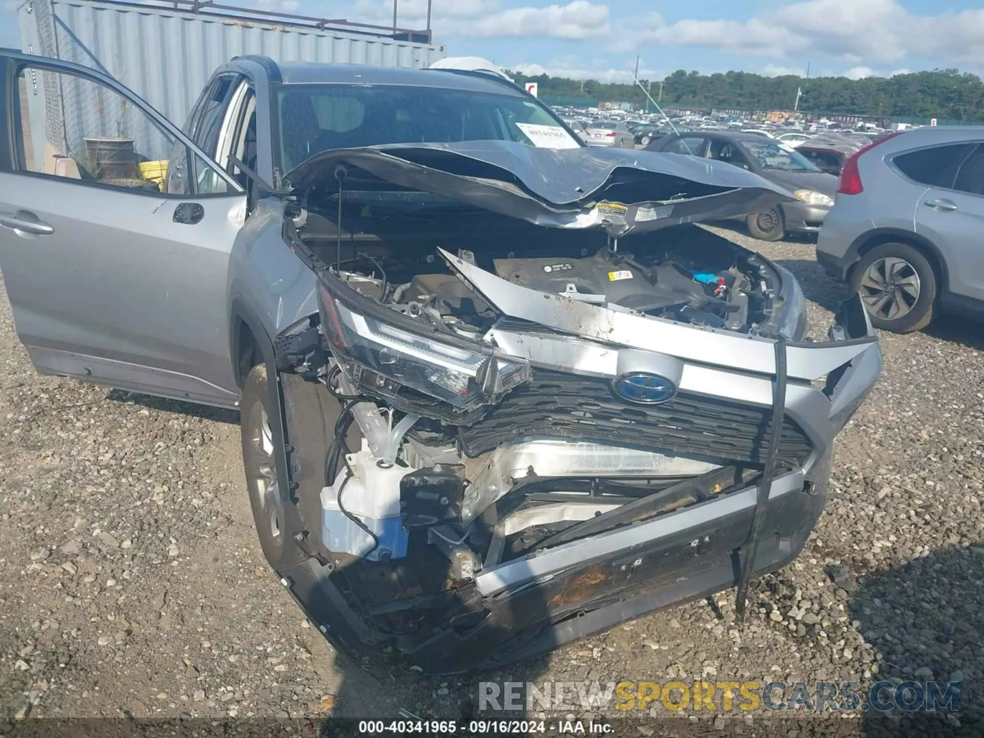 6 Photograph of a damaged car JTMLWRFV9PD573257 TOYOTA RAV4 HYBRID 2023