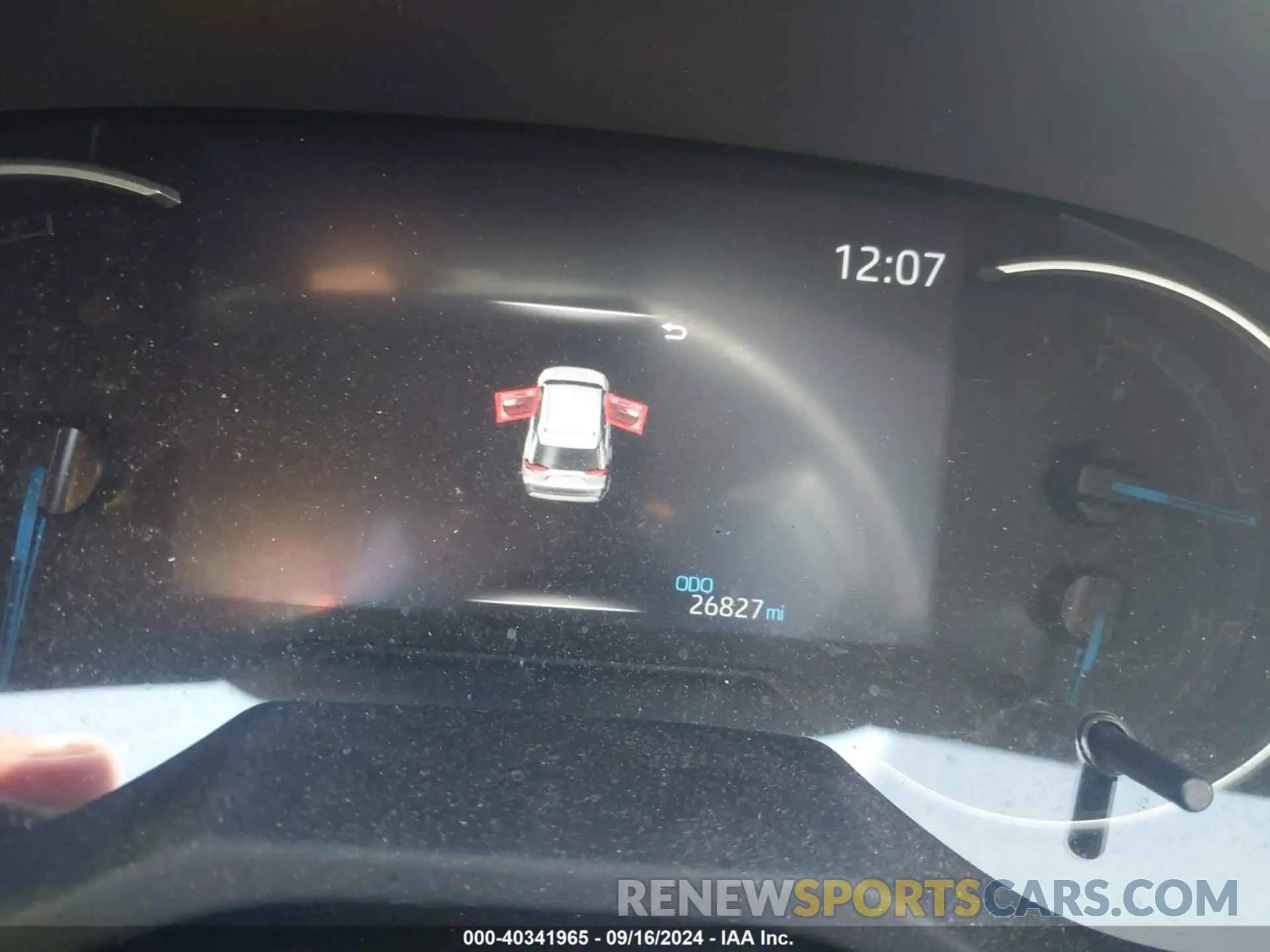 7 Photograph of a damaged car JTMLWRFV9PD573257 TOYOTA RAV4 HYBRID 2023