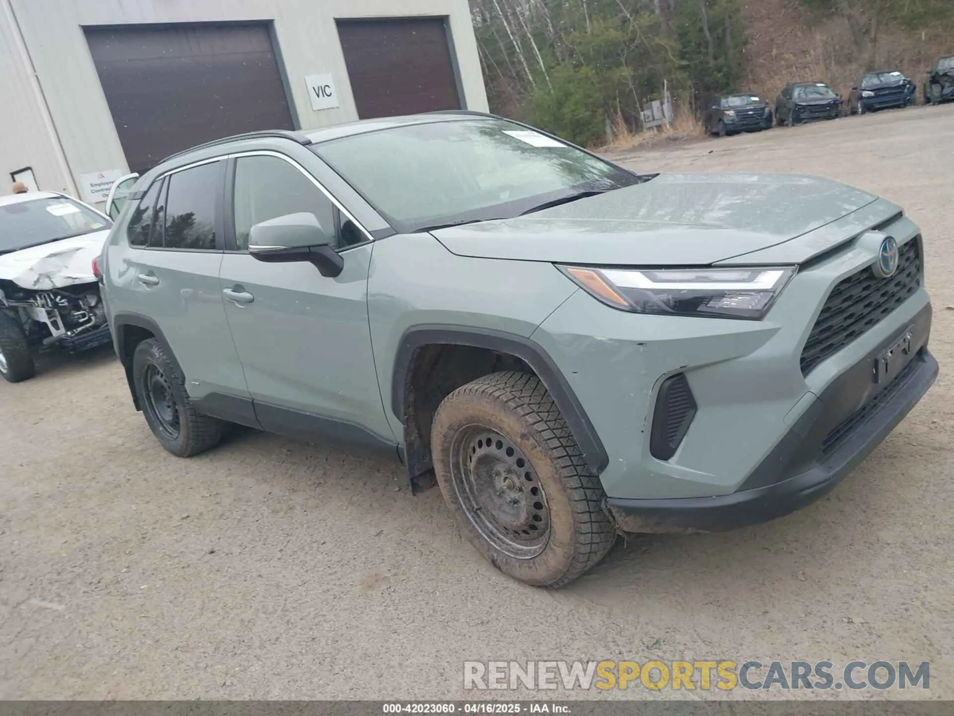 1 Photograph of a damaged car JTMRWRFV3PD189212 TOYOTA RAV4 HYBRID 2023