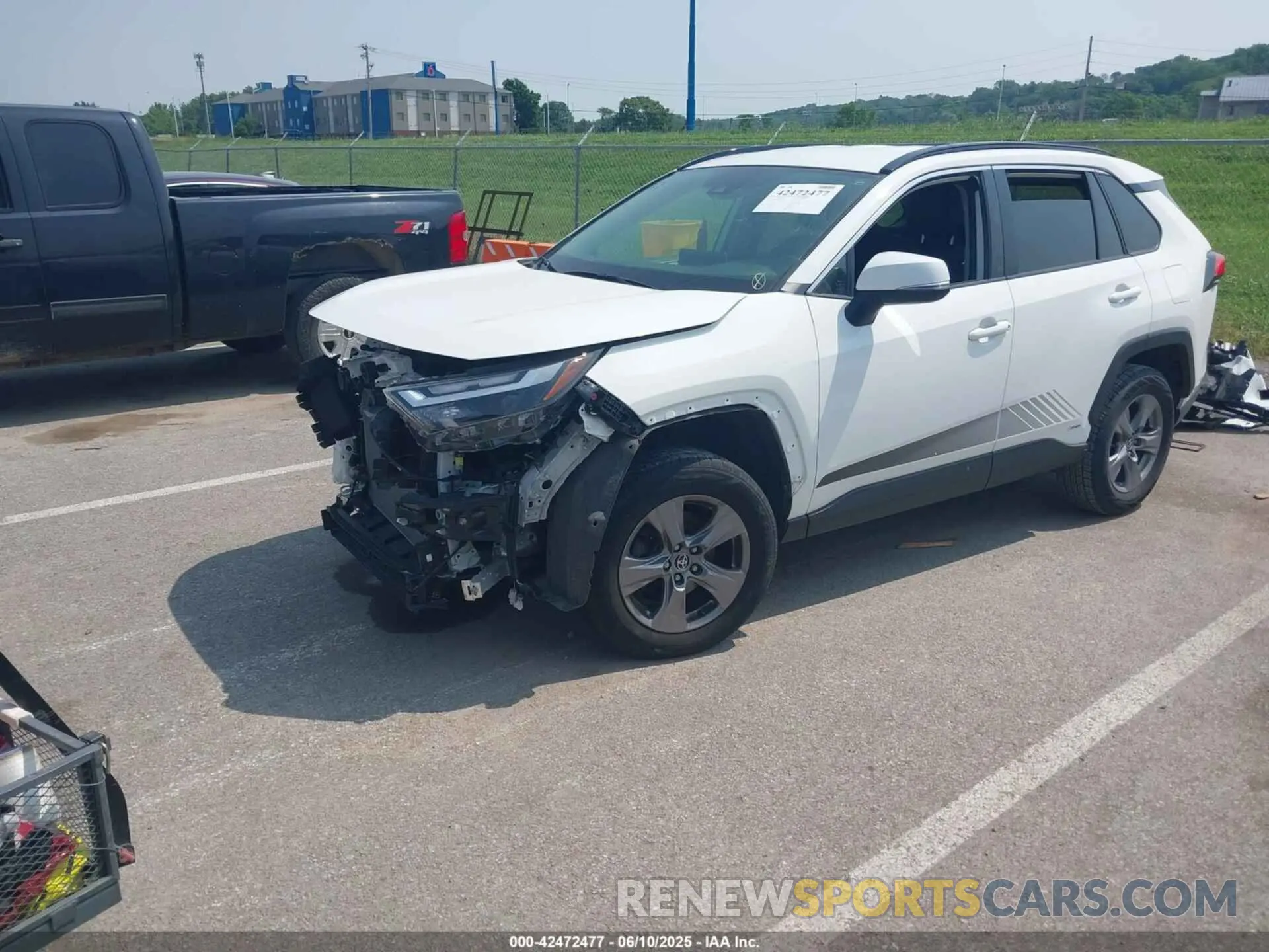 2 Photograph of a damaged car JTMRWRFV3PD193437 TOYOTA RAV4 HYBRID 2023