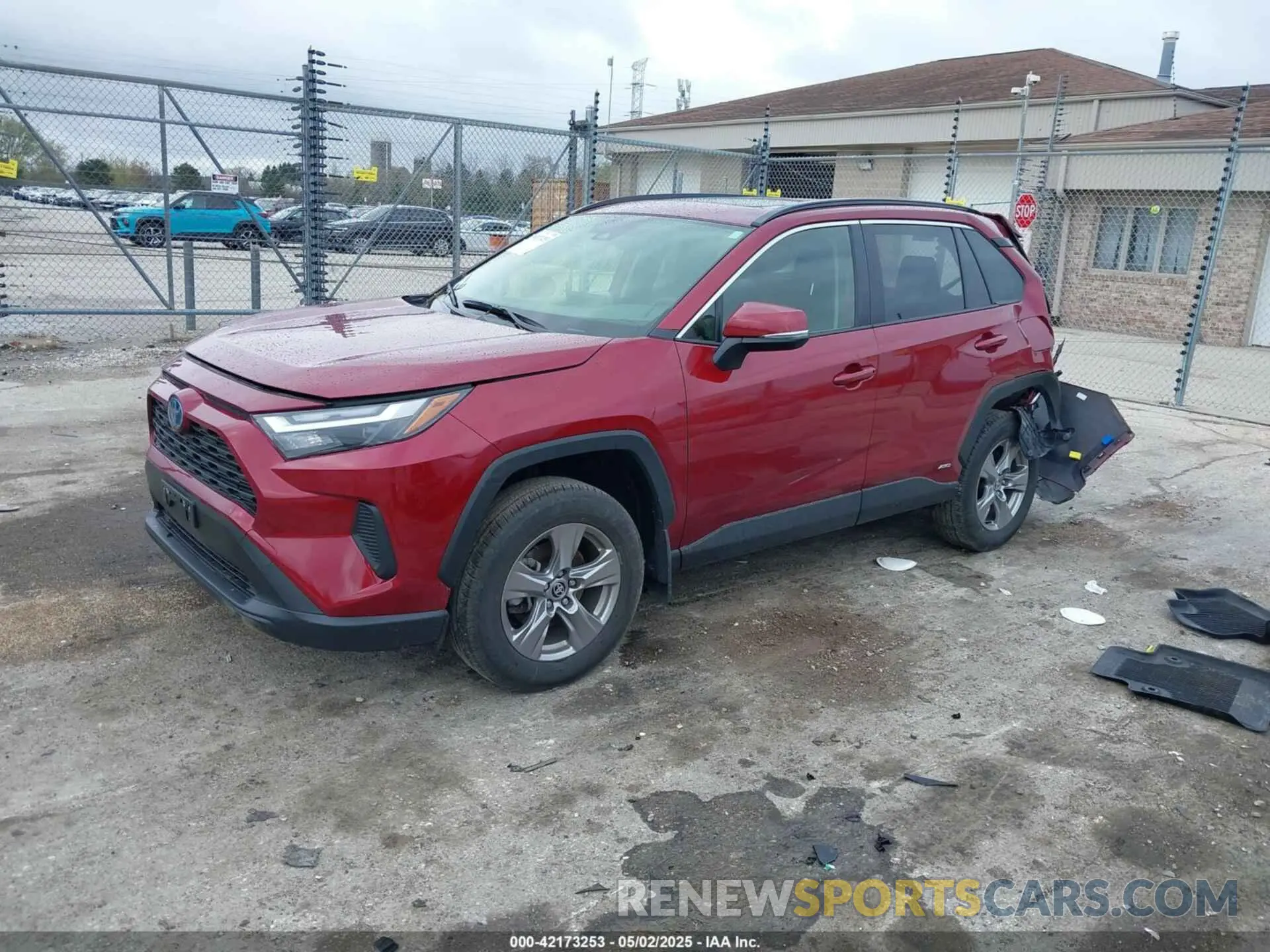 2 Photograph of a damaged car JTMRWRFV3PD205294 TOYOTA RAV4 HYBRID 2023