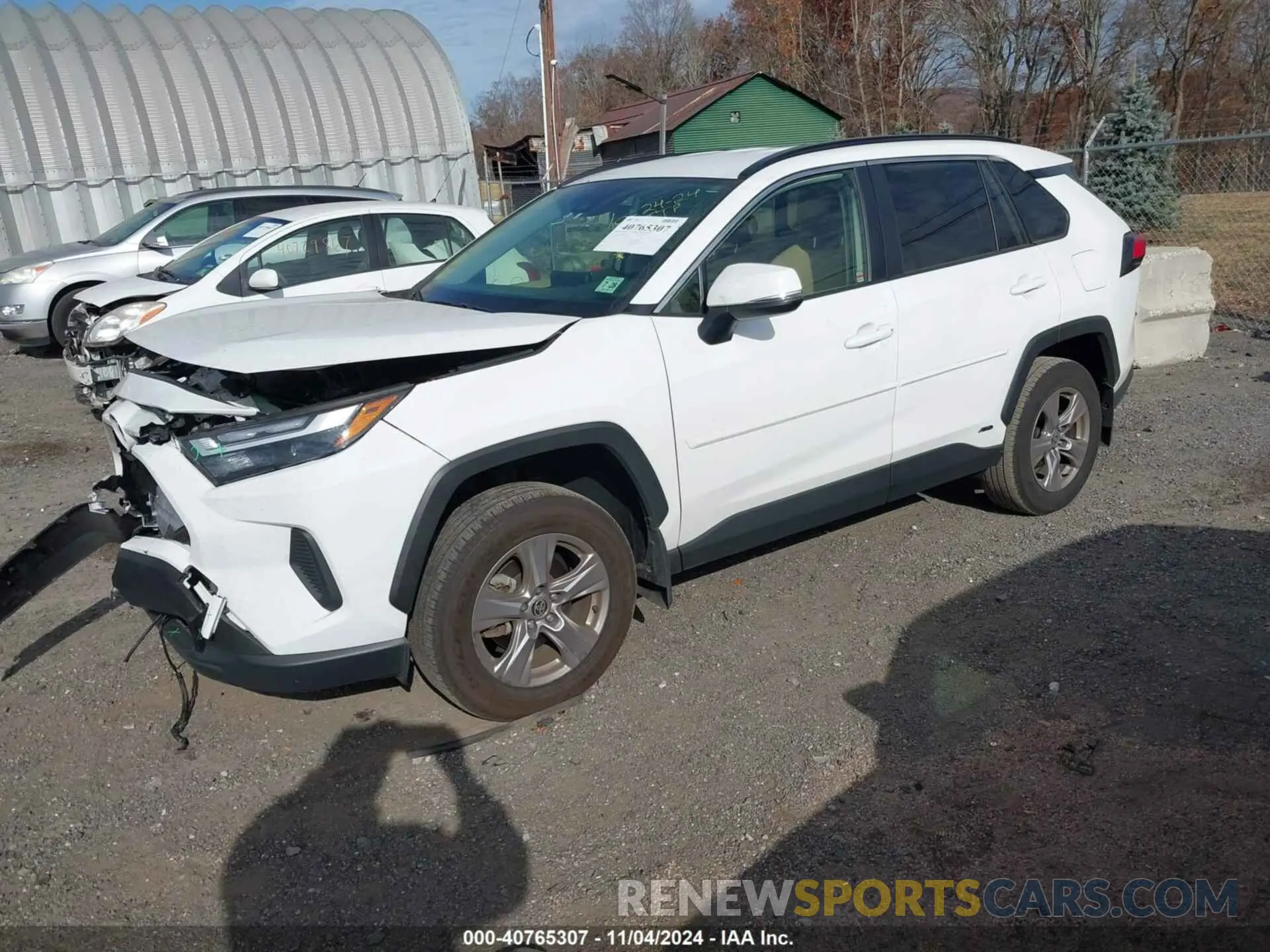 2 Photograph of a damaged car JTMRWRFV7PD189522 TOYOTA RAV4 HYBRID 2023