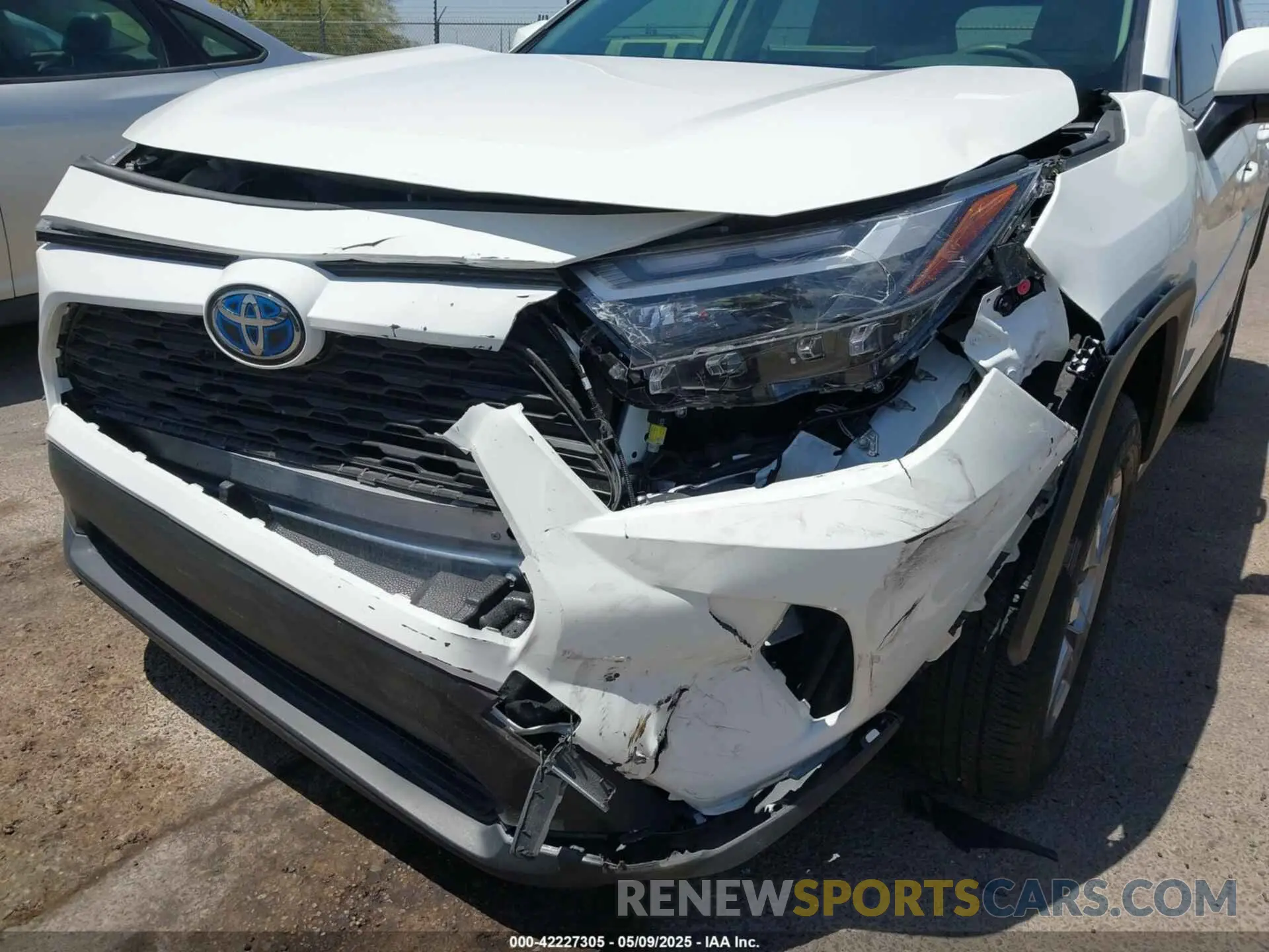 6 Photograph of a damaged car JTMRWRFV9PD195855 TOYOTA RAV4 HYBRID 2023