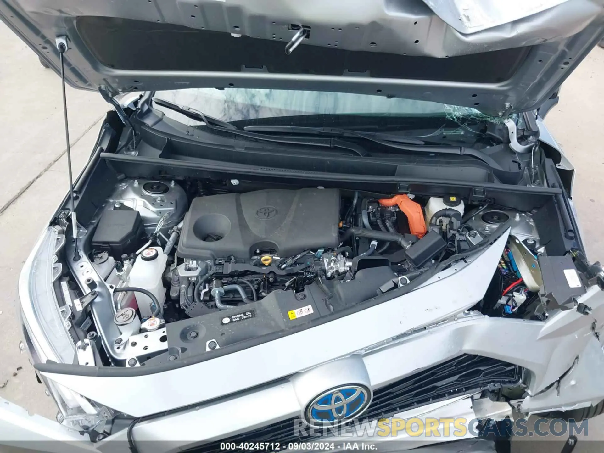 10 Photograph of a damaged car 2T3E6RFV0RW069873 TOYOTA RAV4 HYBRID 2024