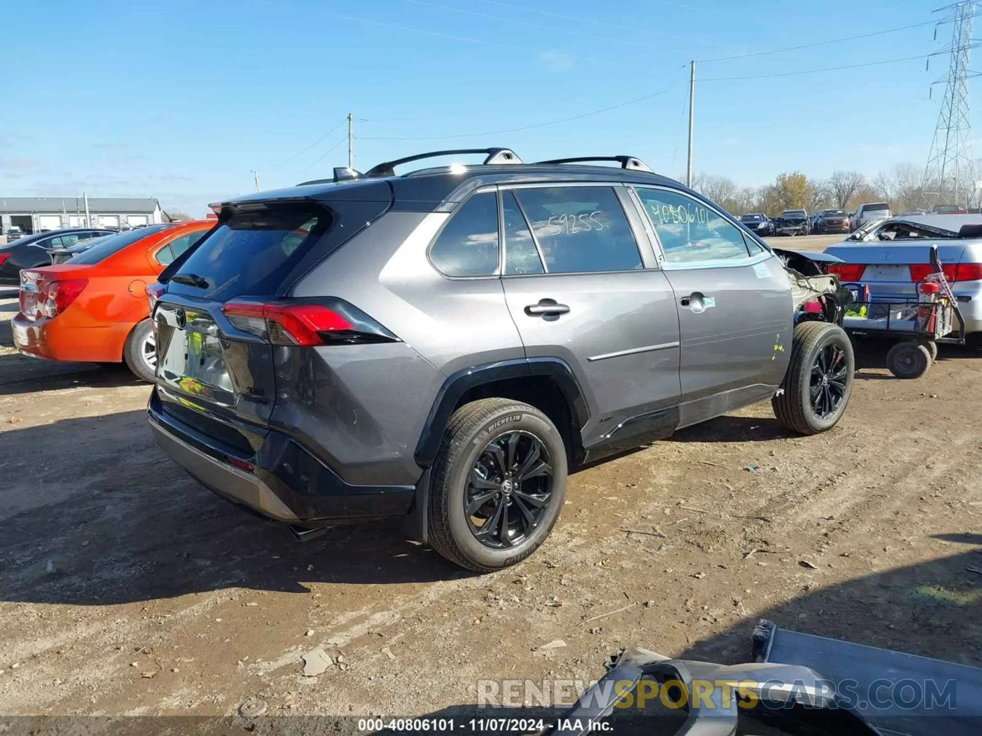 4 Photograph of a damaged car 2T3E6RFV5RW048582 TOYOTA RAV4 HYBRID 2024