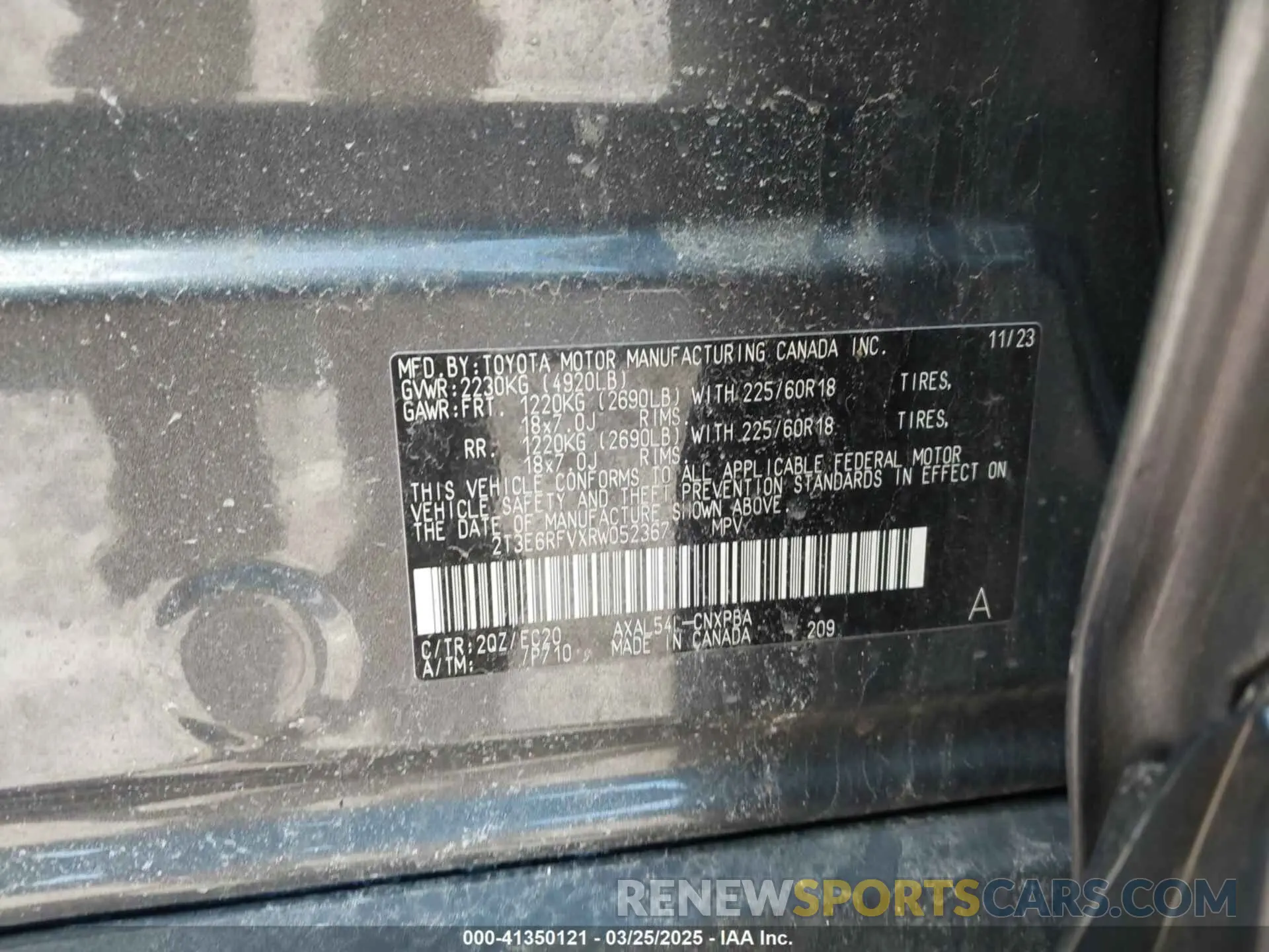 9 Photograph of a damaged car 2T3E6RFVXRW052367 TOYOTA RAV4 HYBRID 2024