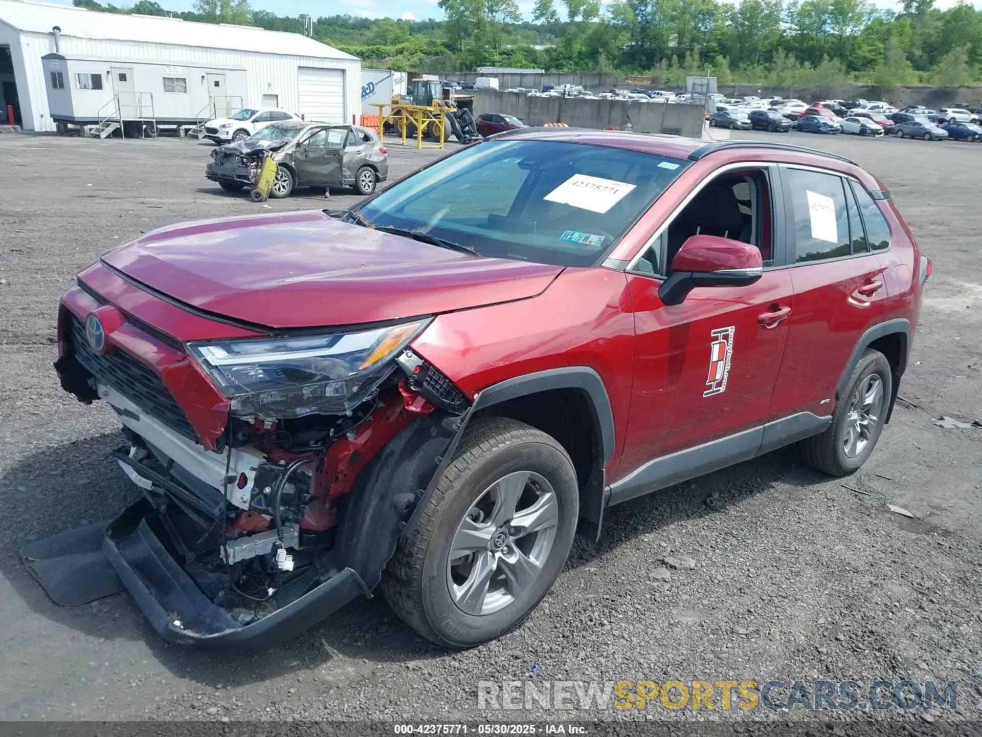 2 Photograph of a damaged car 2T3MWRFV5RW243349 TOYOTA RAV4 HYBRID 2024