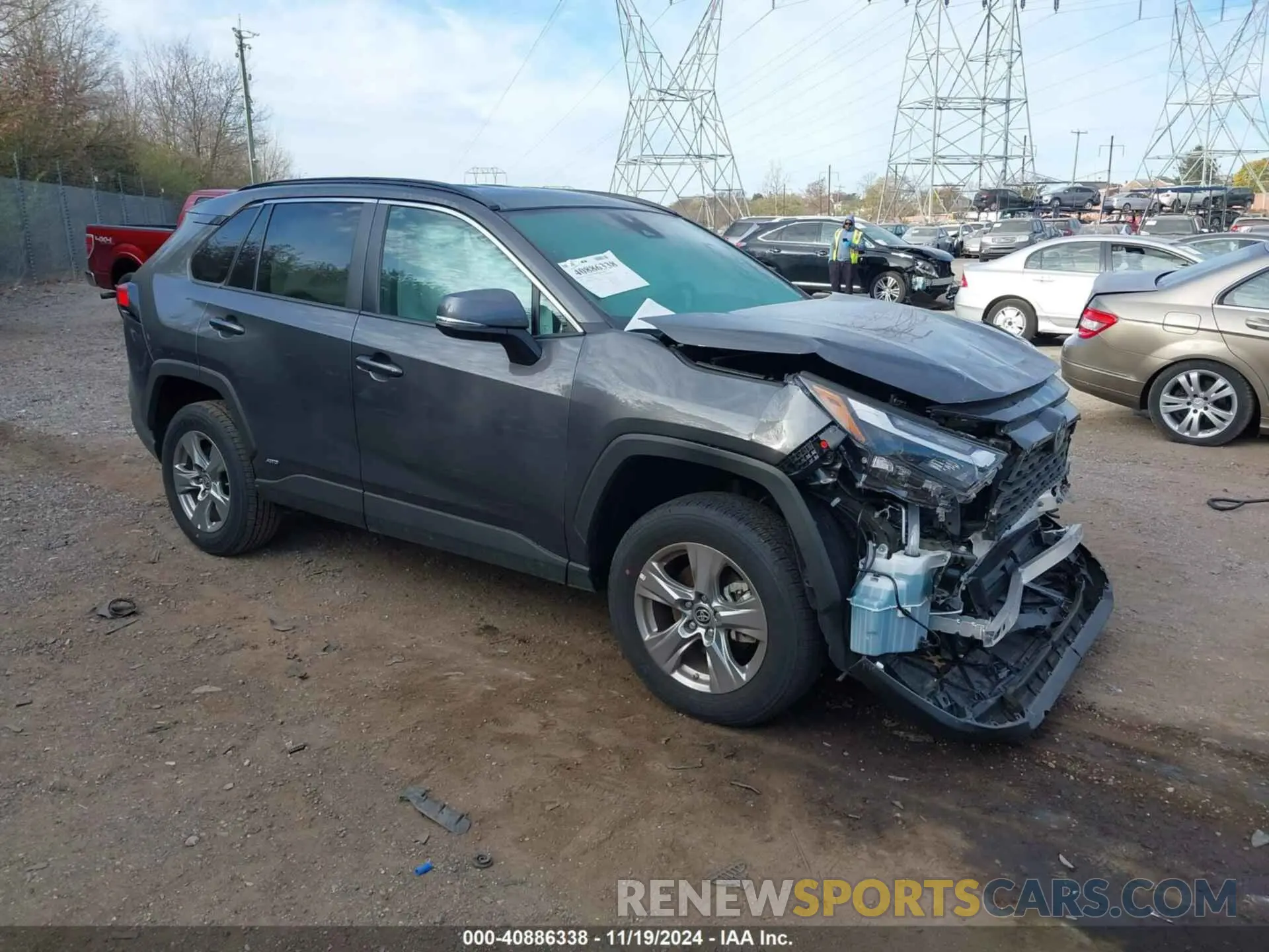 1 Photograph of a damaged car 2T3MWRFV8RW211883 TOYOTA RAV4 HYBRID 2024