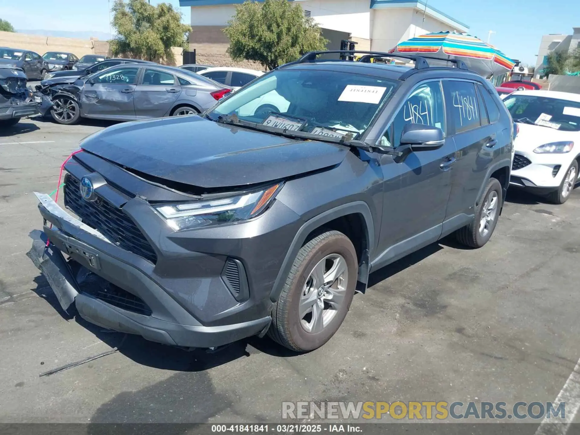 2 Photograph of a damaged car 2T3MWRFVXRW188395 TOYOTA RAV4 HYBRID 2024