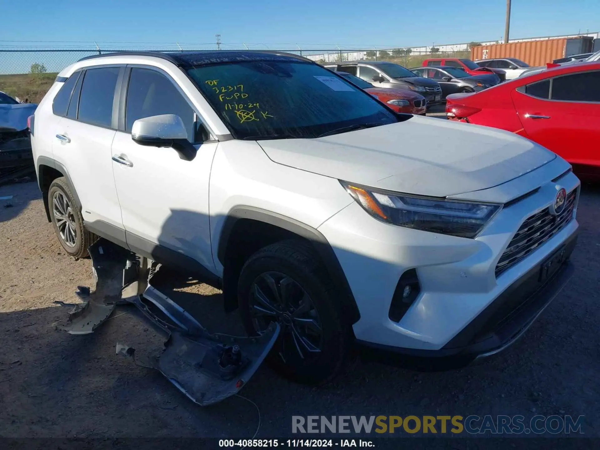 1 Photograph of a damaged car 4T3D6RFV0RU145040 TOYOTA RAV4 HYBRID 2024